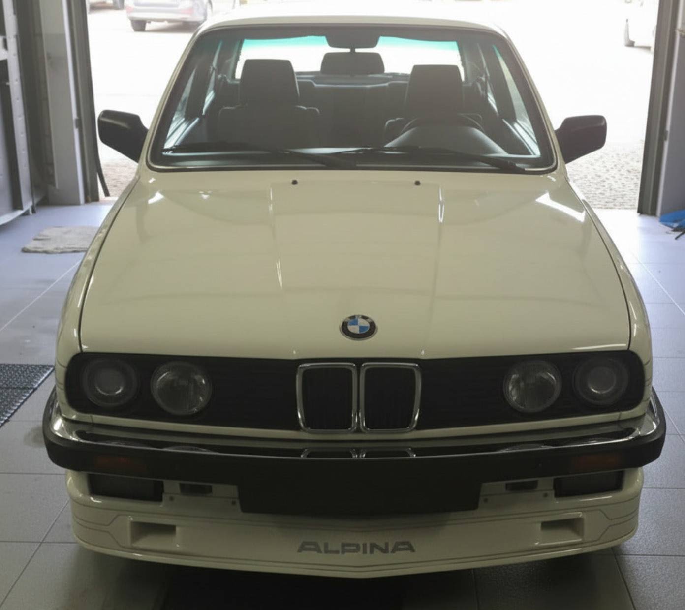 Prelungire bara fata fusta lip spoiler BMW Seria 3 E30 1985-1987 ALPINA Phase 1 TFB TUNING