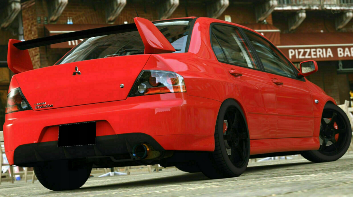 Eleron portbagaj Mitsubishi Lancer EVO 7 8 9 TFB TUNING