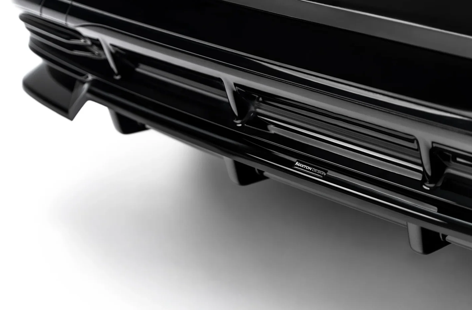 Prelungire difuzor bara spate spoiler fusta lip cu aripioare laterale Mercedes-Benz CLA EQ AMG-Line Coupe / Shooting Brake C174 / X174 - Maxton Design