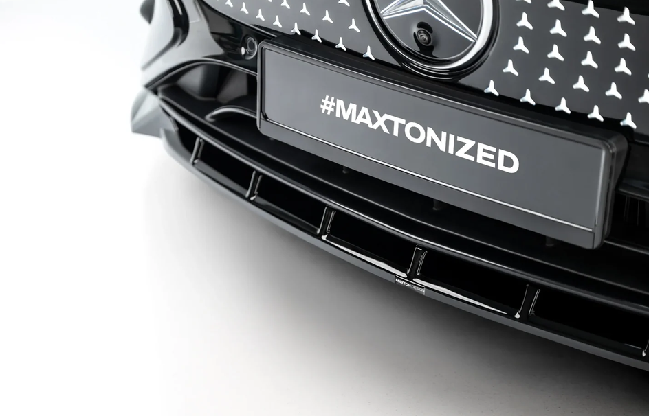 Prelungire bara fata fusta spoiler lip splitter Mercedes-Benz CLA Hybrid / EQ AMG-Line Coupe / Shooting Brake C174 / X174 - Maxton Design