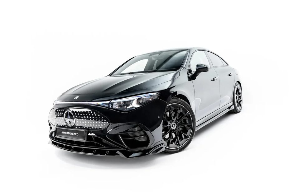 Prelungire bara fata fusta spoiler lip splitter Mercedes-Benz CLA Hybrid / EQ AMG-Line Coupe / Shooting Brake C174 / X174 - Maxton Design