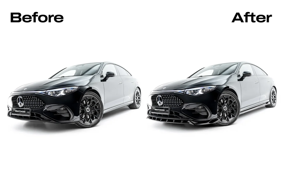 Prelungire bara fata fusta spoiler lip splitter Mercedes-Benz CLA Hybrid / EQ AMG-Line Coupe / Shooting Brake C174 / X174 - Maxton Design