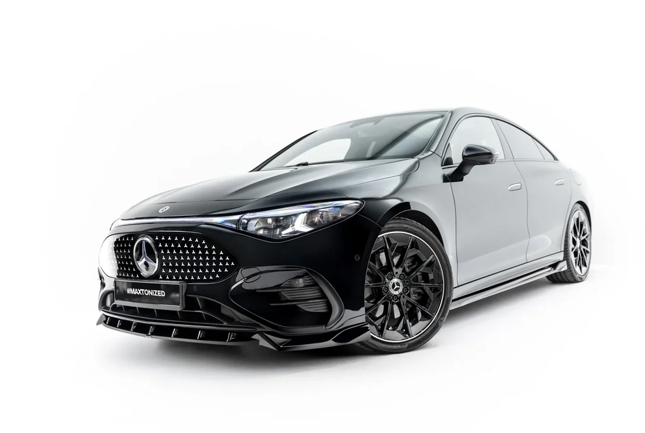 Prelungire bara fata fusta spoiler lip splitter Mercedes-Benz CLA Hybrid / EQ AMG-Line Coupe / Shooting Brake C174 / X174 - Maxton Design