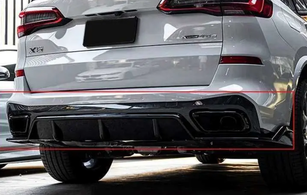 Kit Lip uri - Aero Kit BMW G05 2019+ MTech Lip fata + Difuzor Spate + Lip Prag