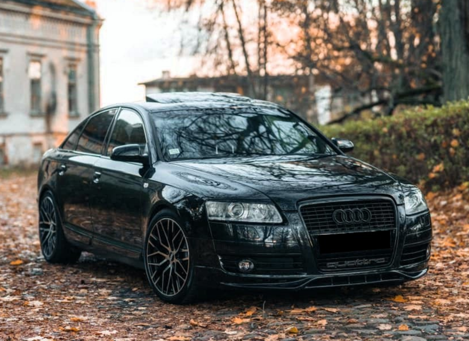 Prelungire bara fata fusta spoiler lip AUDI A6 C6 2004-2008 TFB TUNING