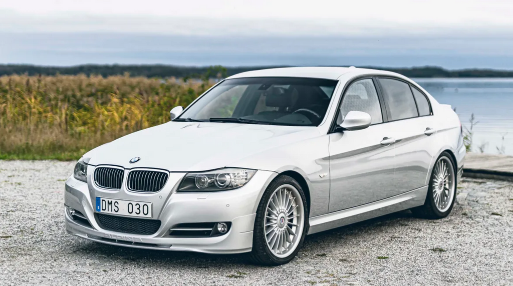 Prelungire bara fata fusta spoiler lip BMW Seria 3 E90 E91 2009-2012 facelift aspect ALPINA TFB TUNING