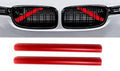 Compatibil cu BMW G20 G21 G28, grilă față, inserții, ornamente, dungi, clipuri, capac, roșu.