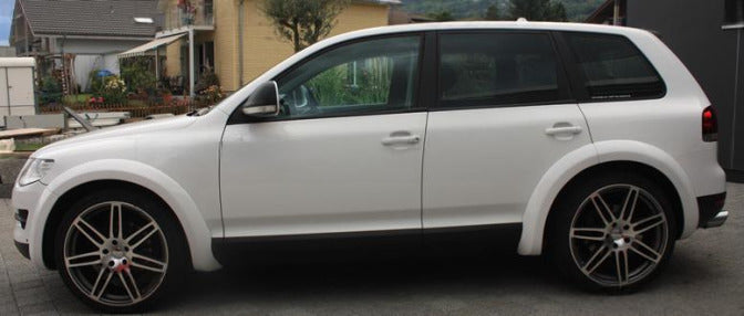 Evazari extensii aripi Overfendere VW Volkswagen Touareg 2006 2007 2008 2009 2010 v2 TFB TUNING