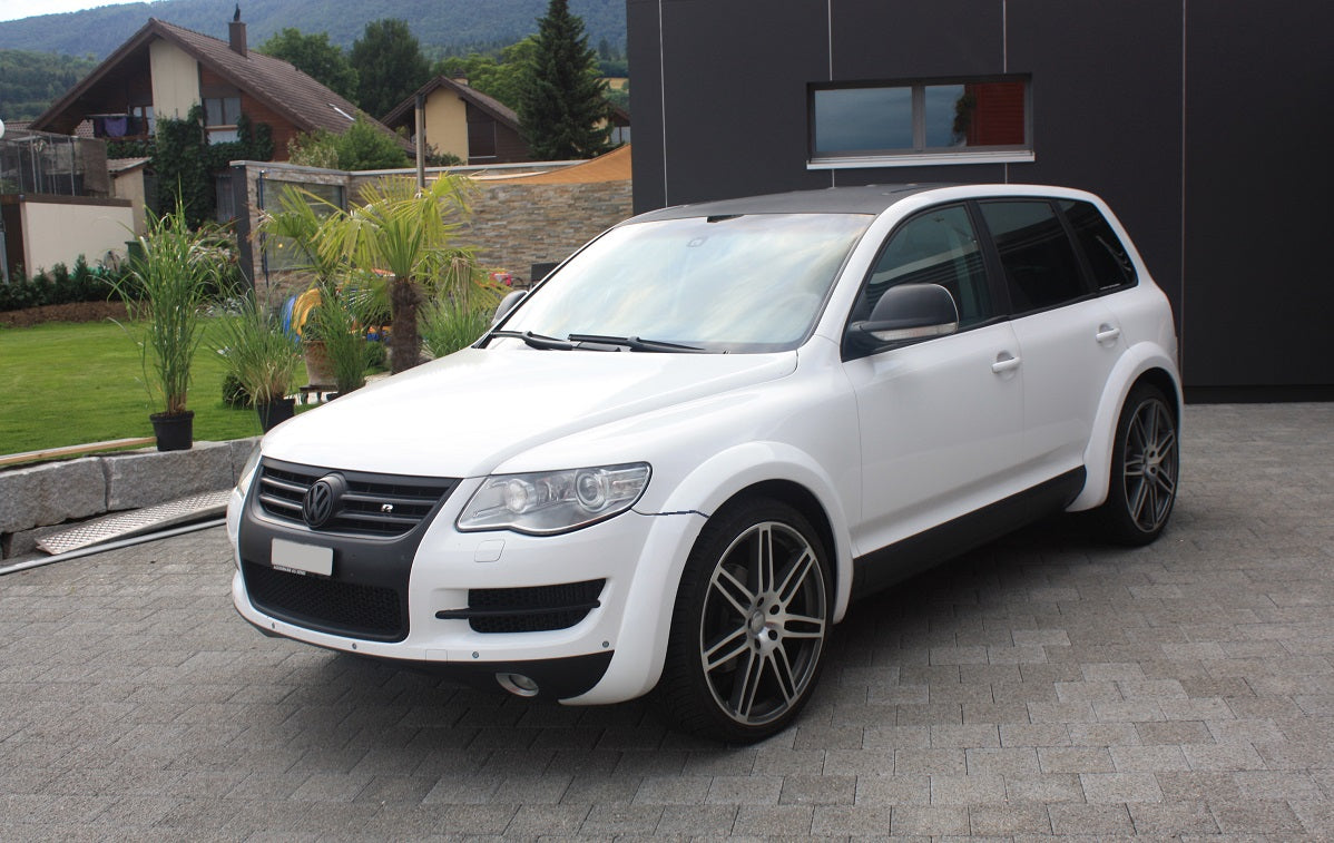 Evazari extensii aripi Overfendere VW Volkswagen Touareg 2006 2007 2008 2009 2010 v2 TFB TUNING