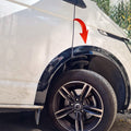 Ornamente Aripă Roți Compatibile Cu VW VOLKSWAGEN Transporter T6.1 2019-2021 (Negru Lucios) Cu ABE TÜV