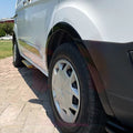 Ornamente Aripă Roți Compatibile Cu FORD Transit Custom MK1 Facelift 2018-2022 (Negru Lucios) Cu ABE TÜV
