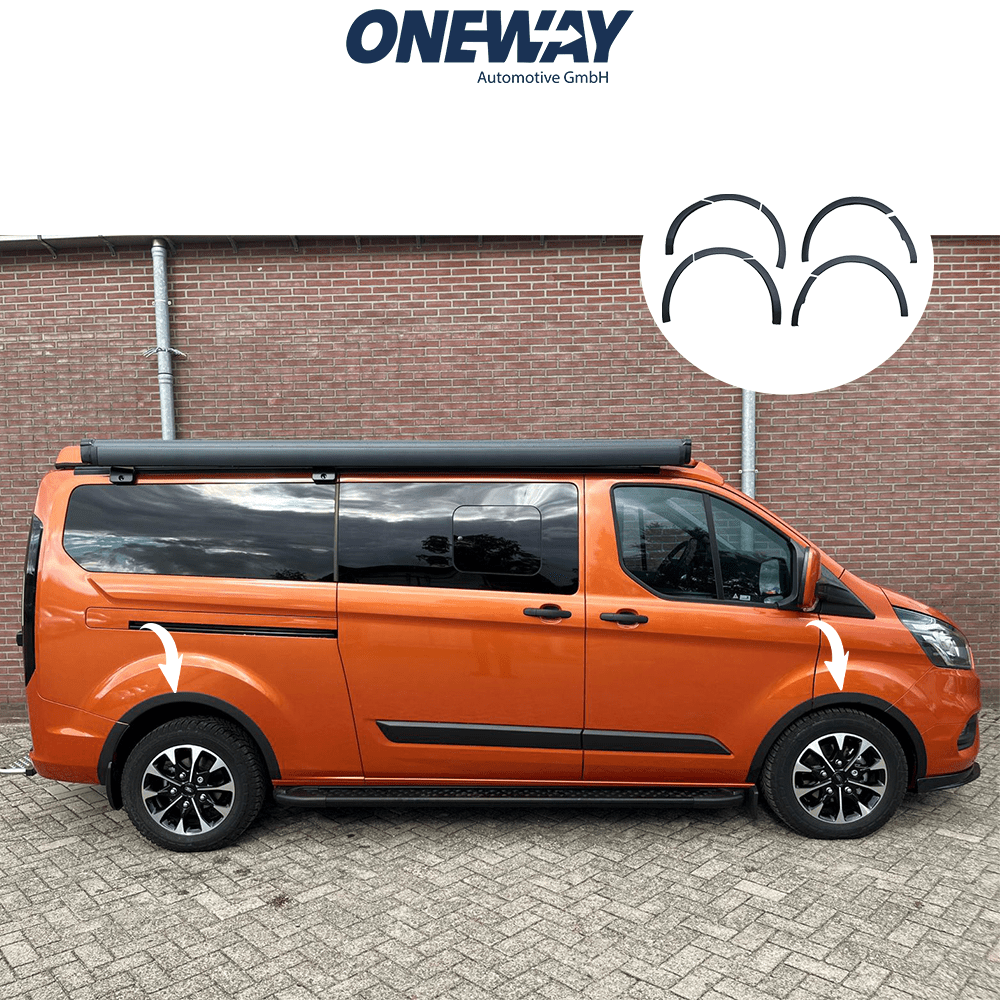 Ornamente Aripă Roți Compatibile Cu FORD Transit Custom MK1 Facelift 2018-2022 Cu ABE TÜV
