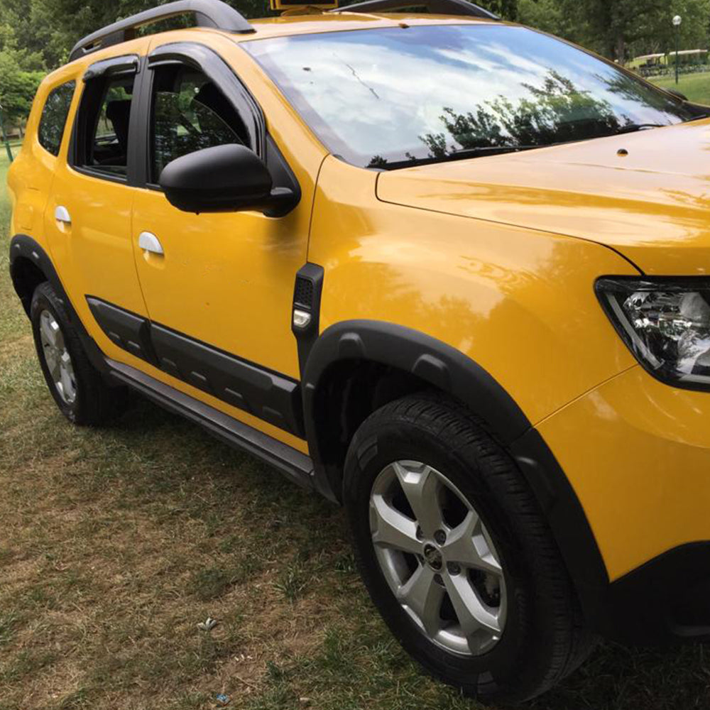 Ornamente Aripă Roți Compatibile Cu DACIA Duster Seria 2 2018+ Parkassist (Offroad) Cu ABE TÜV