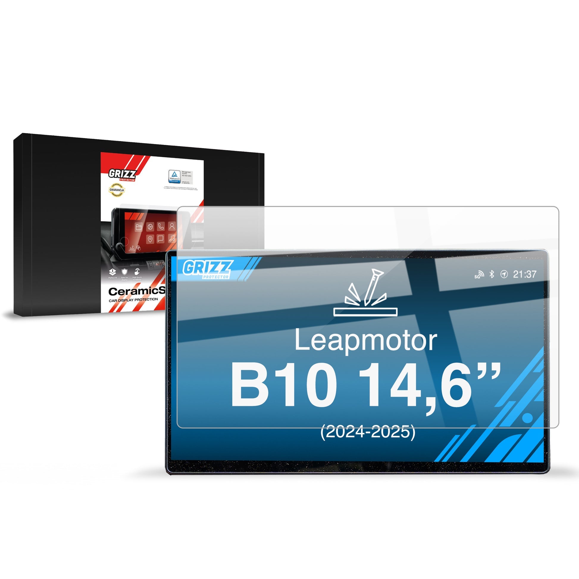 Folie de protecție pentru ecran pentru Leapmotor B10 14,6" (2024-2025) folie pentru navigație, rezistentă la zgârieturi, clară