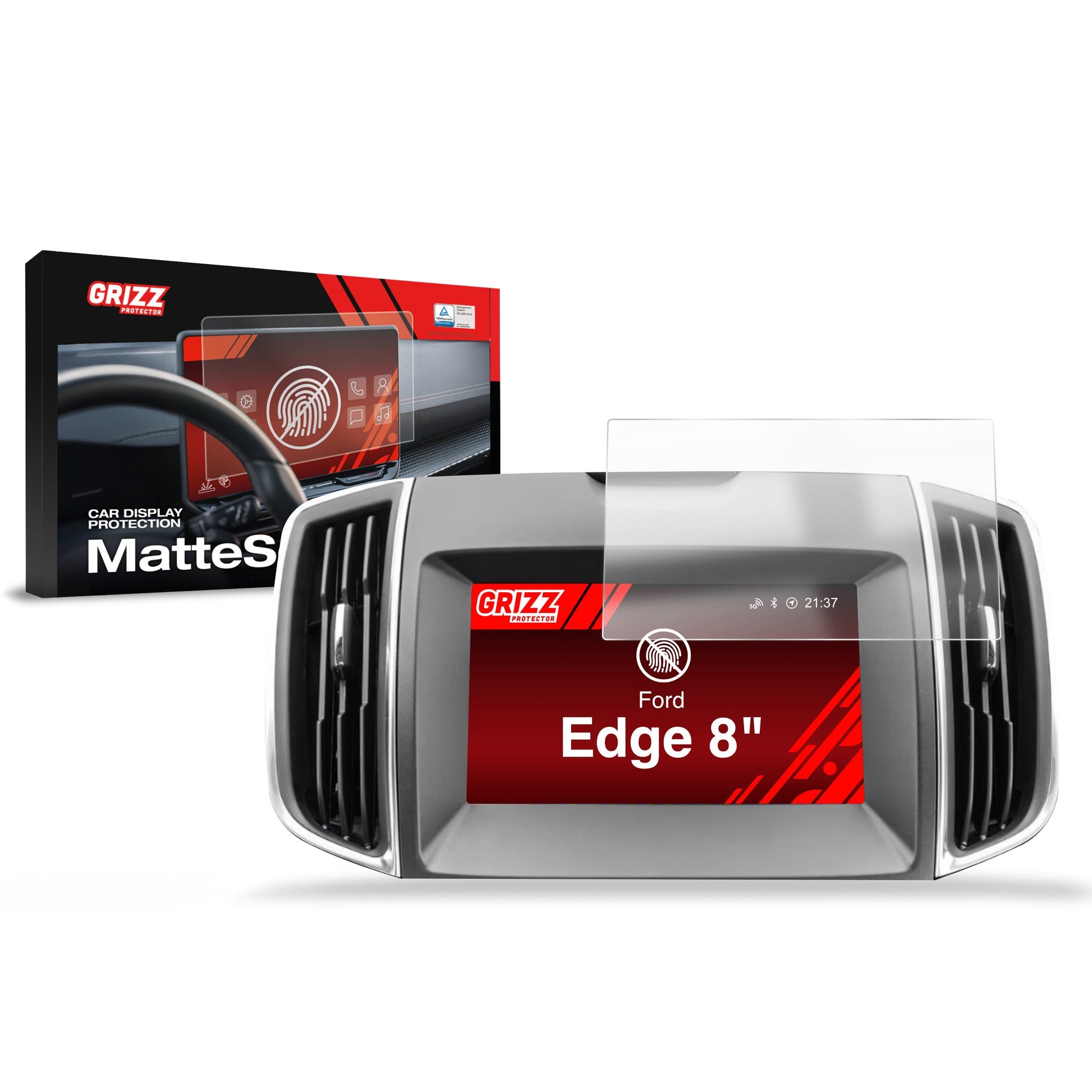 Folie de protecție pentru ecran Ford Edge 8" (2014-2021) Anti-Amprentă, Mată