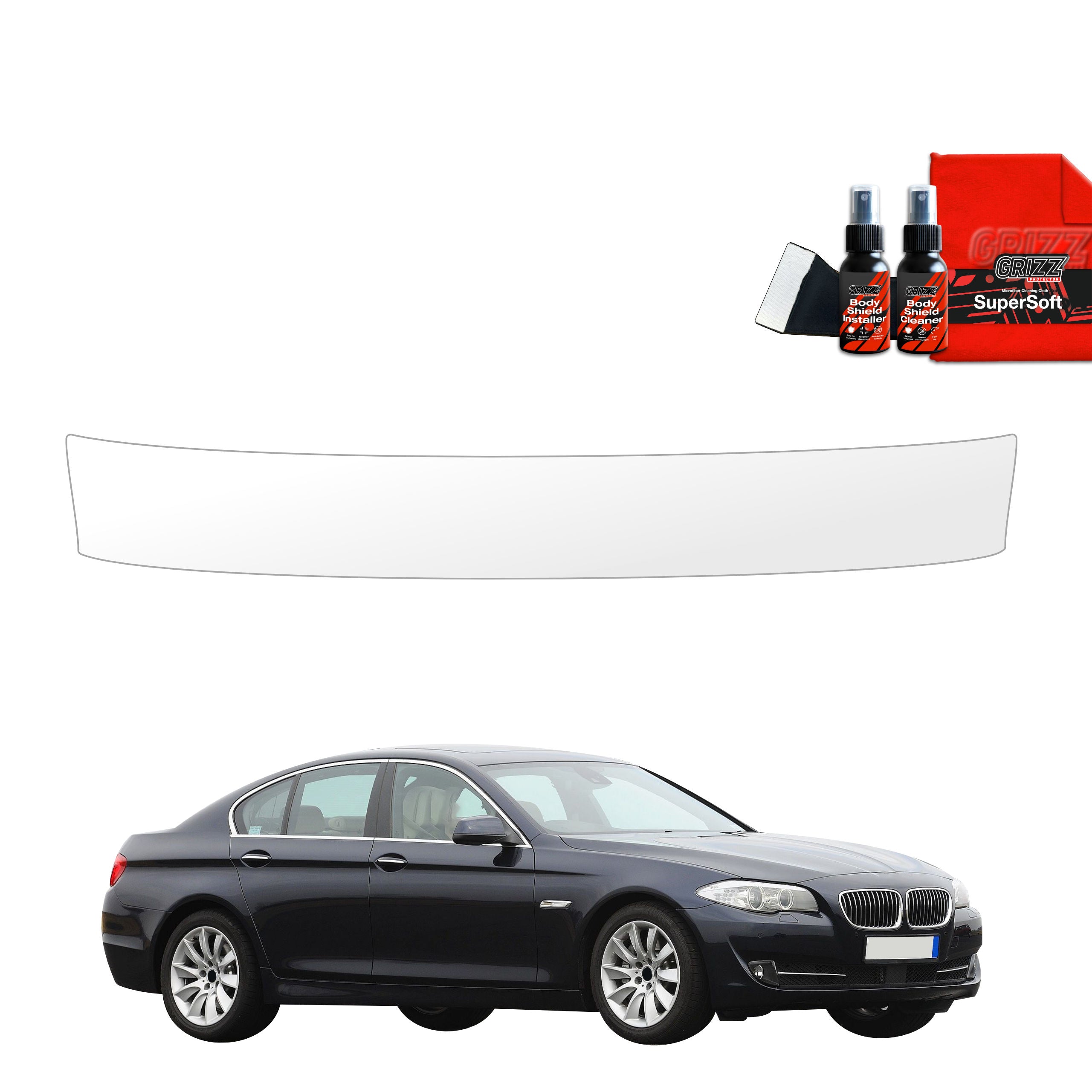 Folie de protecție pentru pragul portbagajului - BMW 5 F10 Sedan PreLCI (2010-2012)
