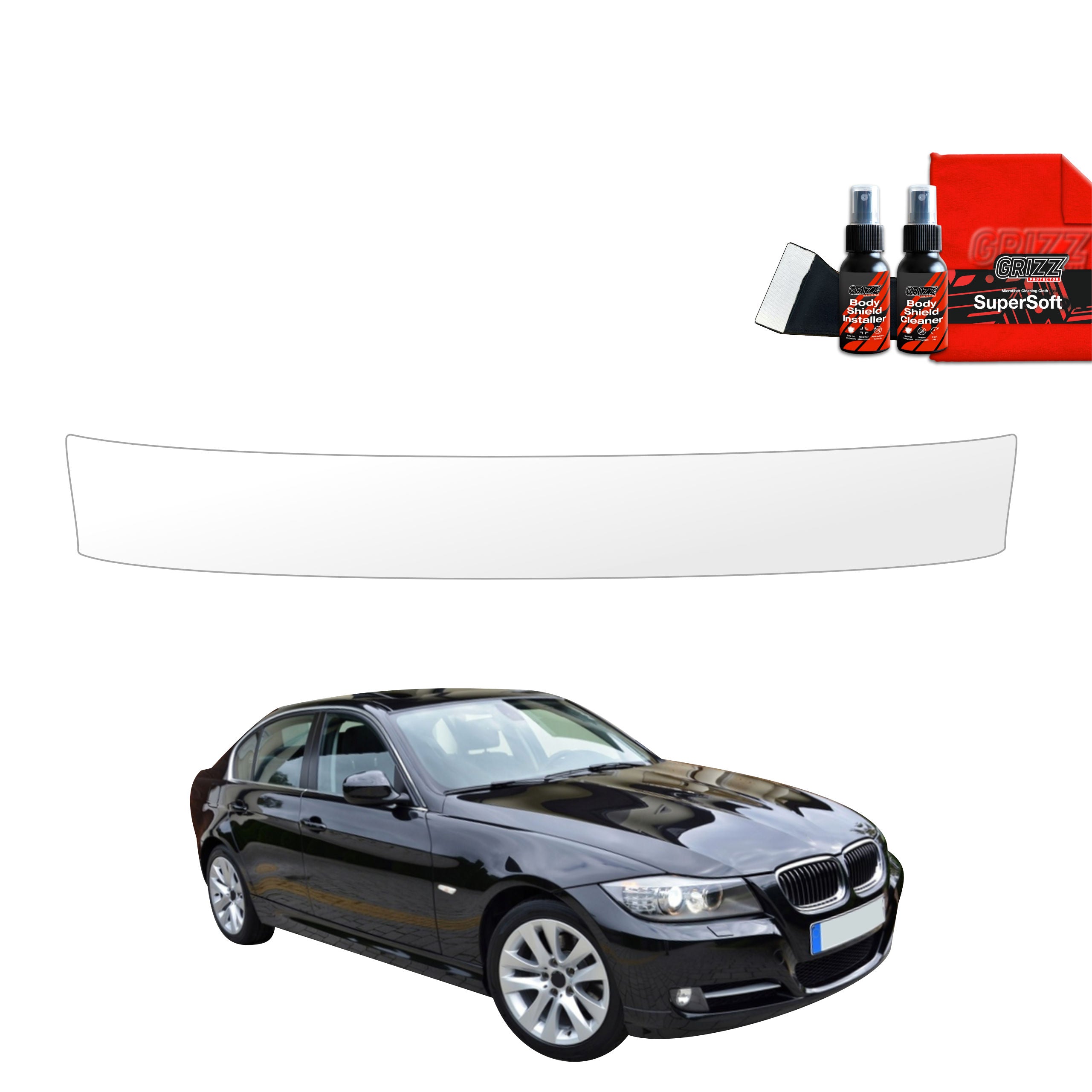 Folie de protecție pentru marginea portbagajului - BMW 3 E90 Sedan LCI (2008-2012)
