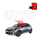 Folie de protecție împotriva ploii pentru oglinzile exterioare - Peugeot 208 2 (2019-2025)