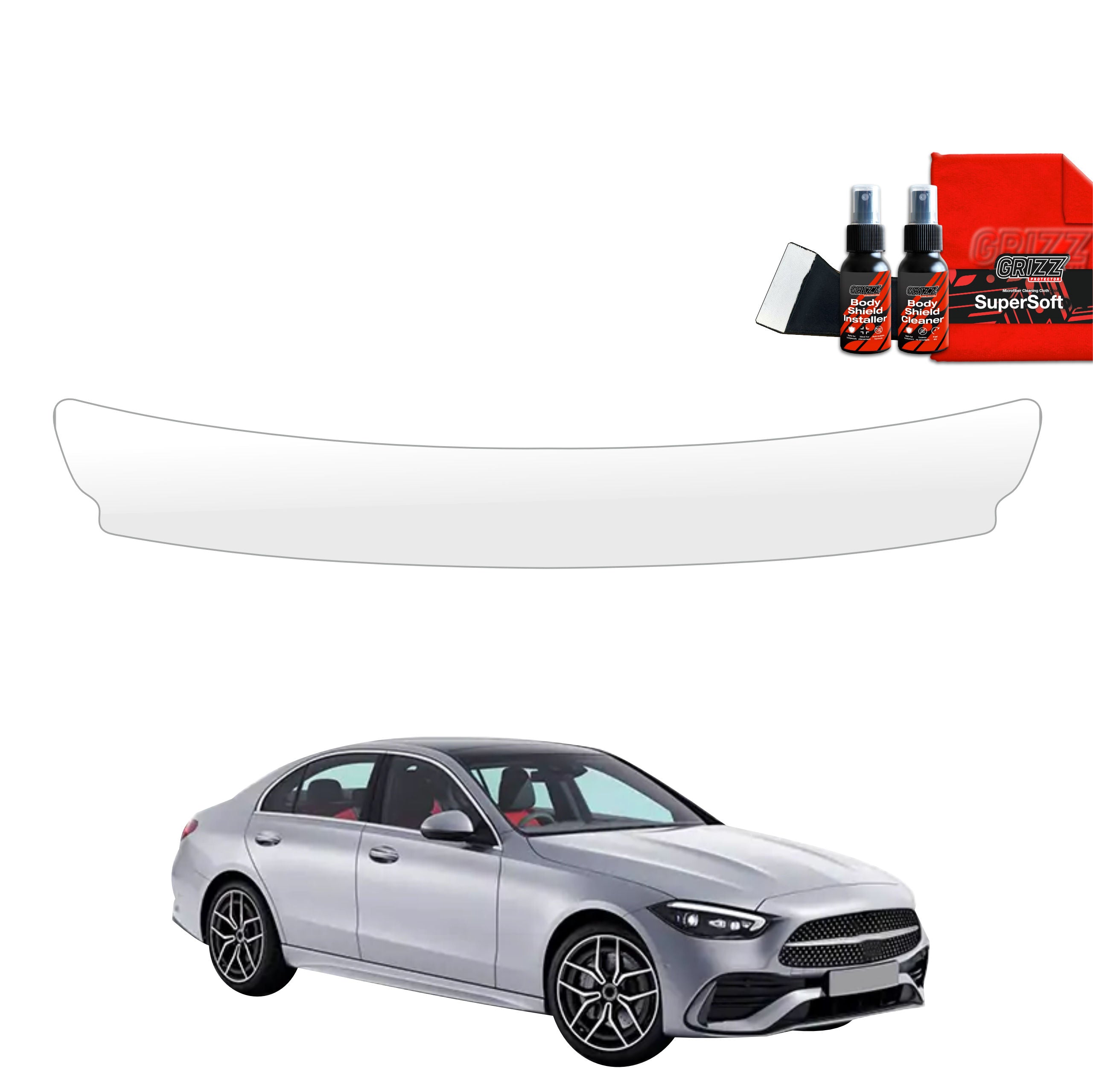 Folie de protecție pentru marginea portbagajului - Mercedes C Clasa (2021-2025)