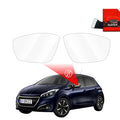 Folie de protecție împotriva ploii pentru oglinzile exterioare - Peugeot 208 (2012-2018)
