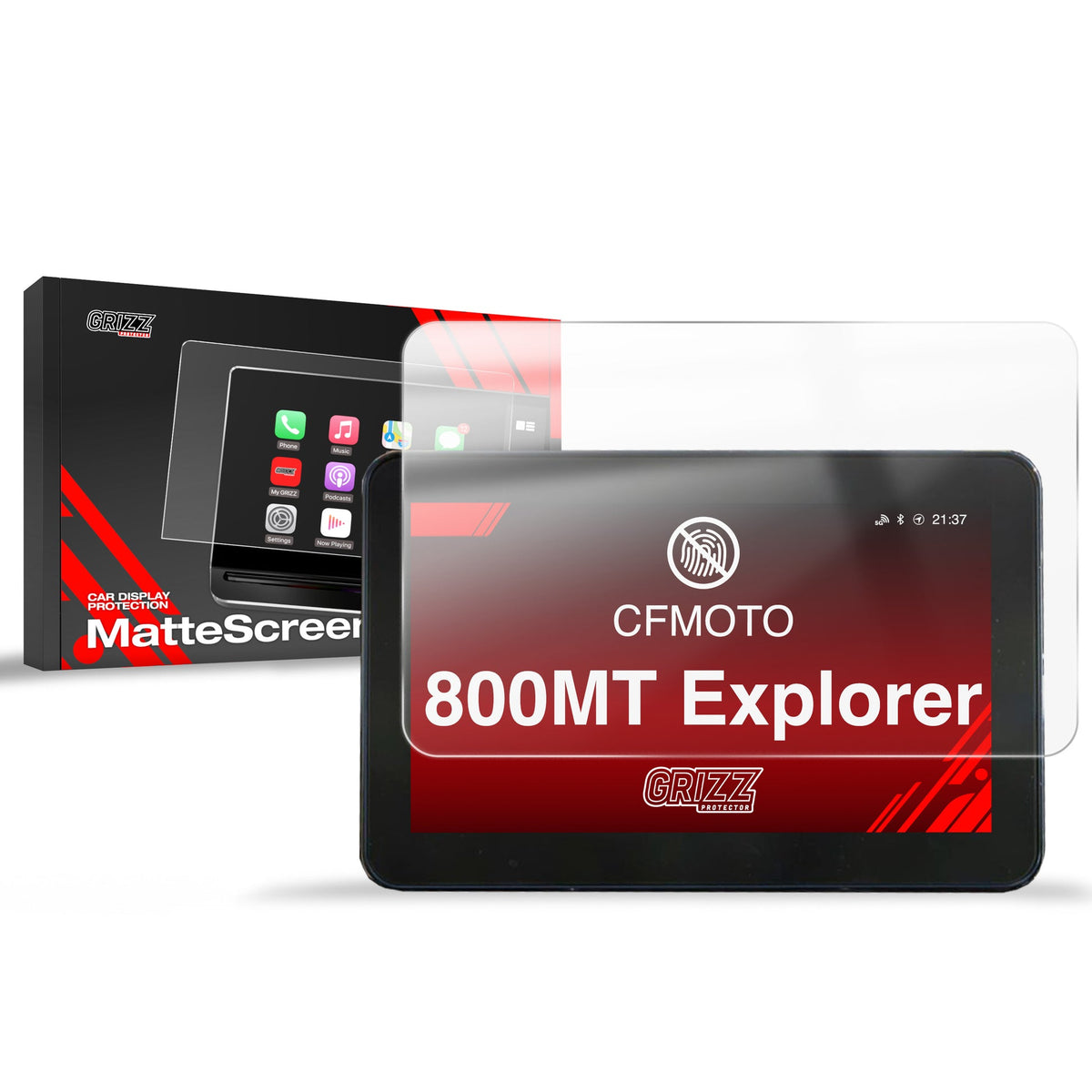 Folie de protecție pentru ecran pentru CFMOTO 800MT EXPLORER 8" Anti-Amprentă, Mată
