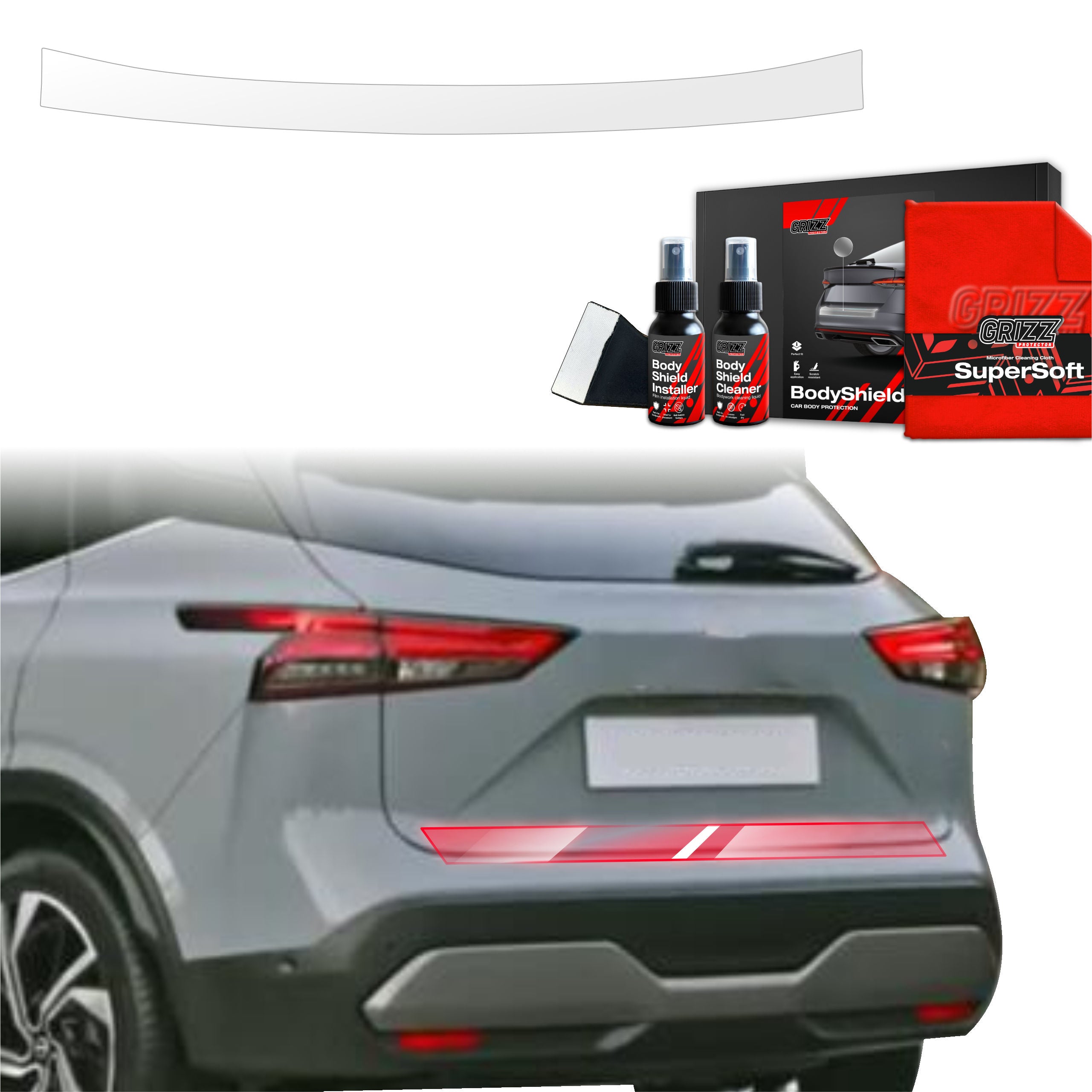 Folie de protecție pentru marginea portbagajului - Nissan Qashqai 3 (2021-2024)