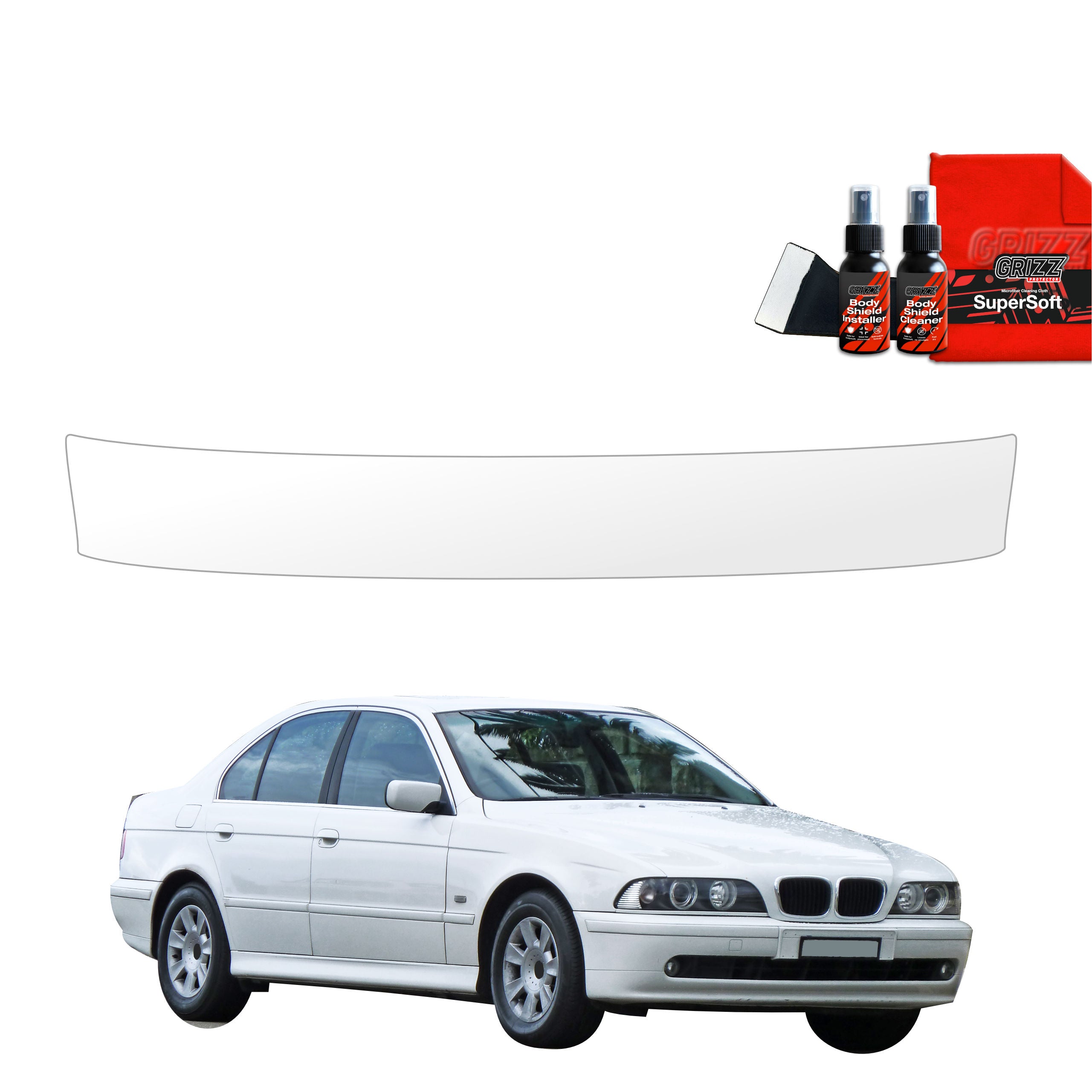 Folie de protecție pentru marginea portbagajului - BMW 5 E39 Sedan (1995-2003)