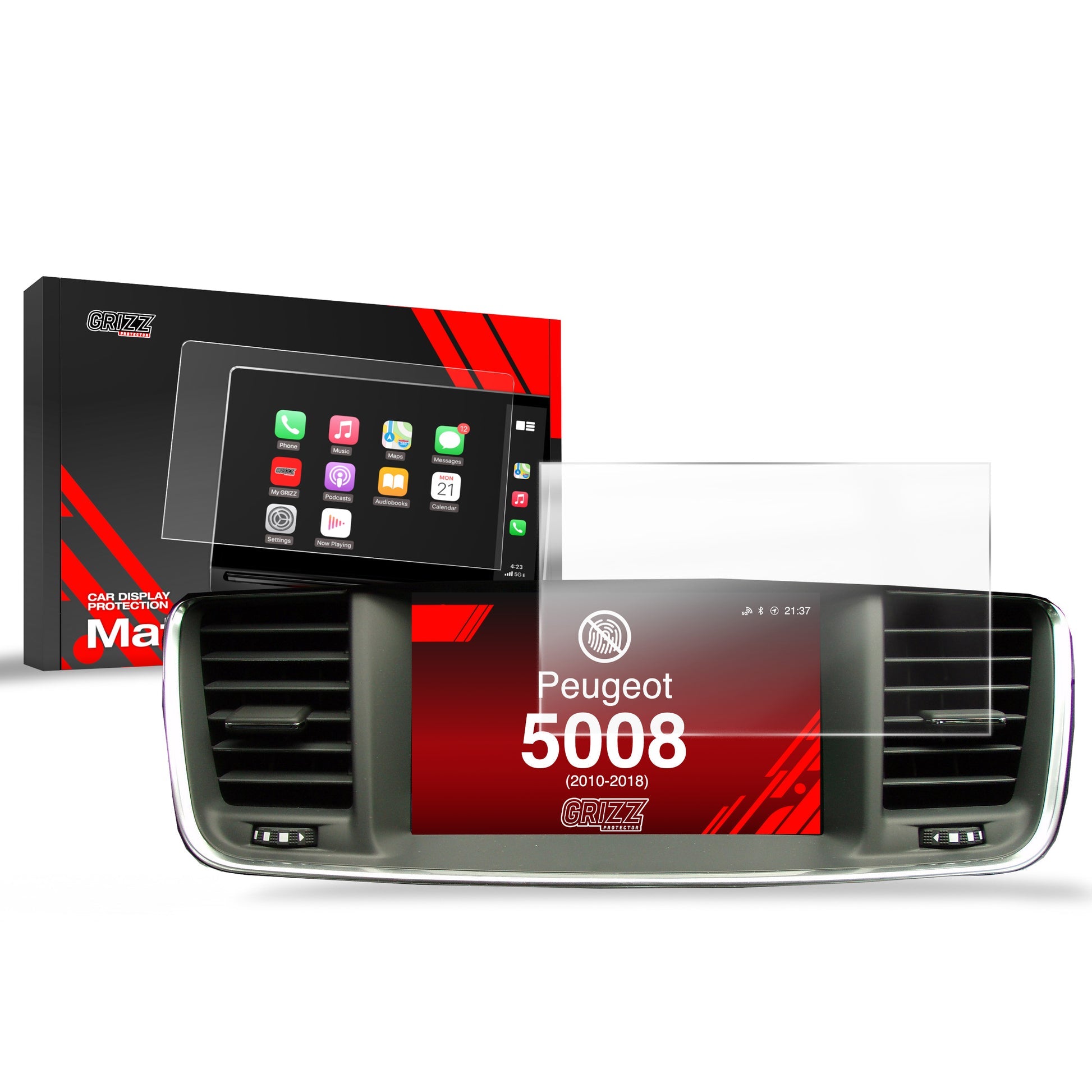 Folie de protecție pentru ecran Peugeot 508 7" (2010-2018) Anti-Amprentă, Mată