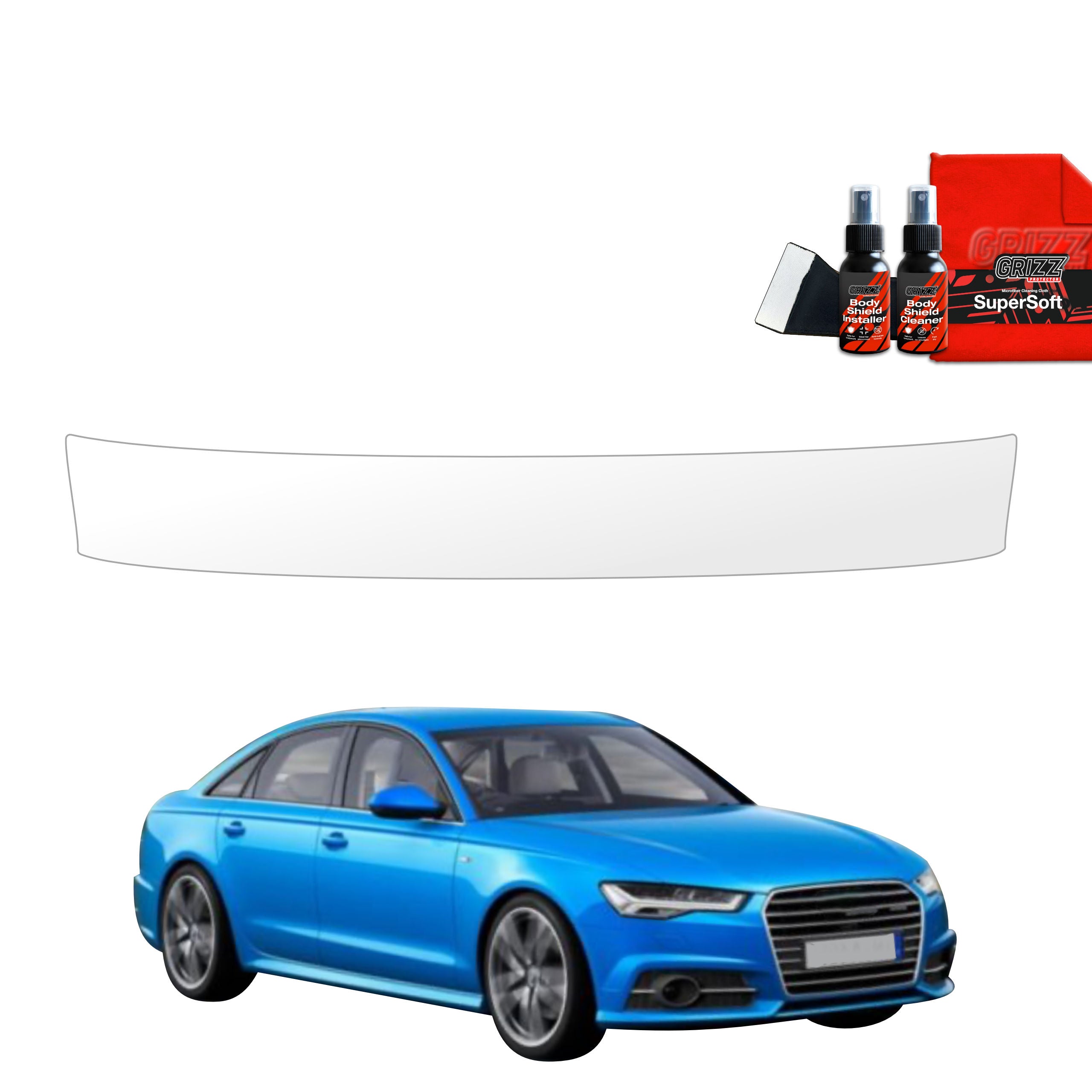 Folie de protecție pentru marginea portbagajului - Audi A6 C7 Sedan Facelifting (2014-2018)