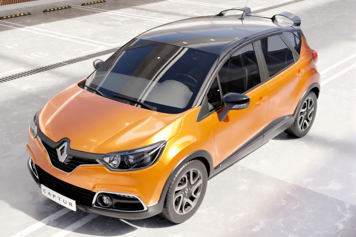 Eleron luneta portbagaj RENAULT CAPTUR MK1 aspect CUP 2013-2019 TFB TUNING