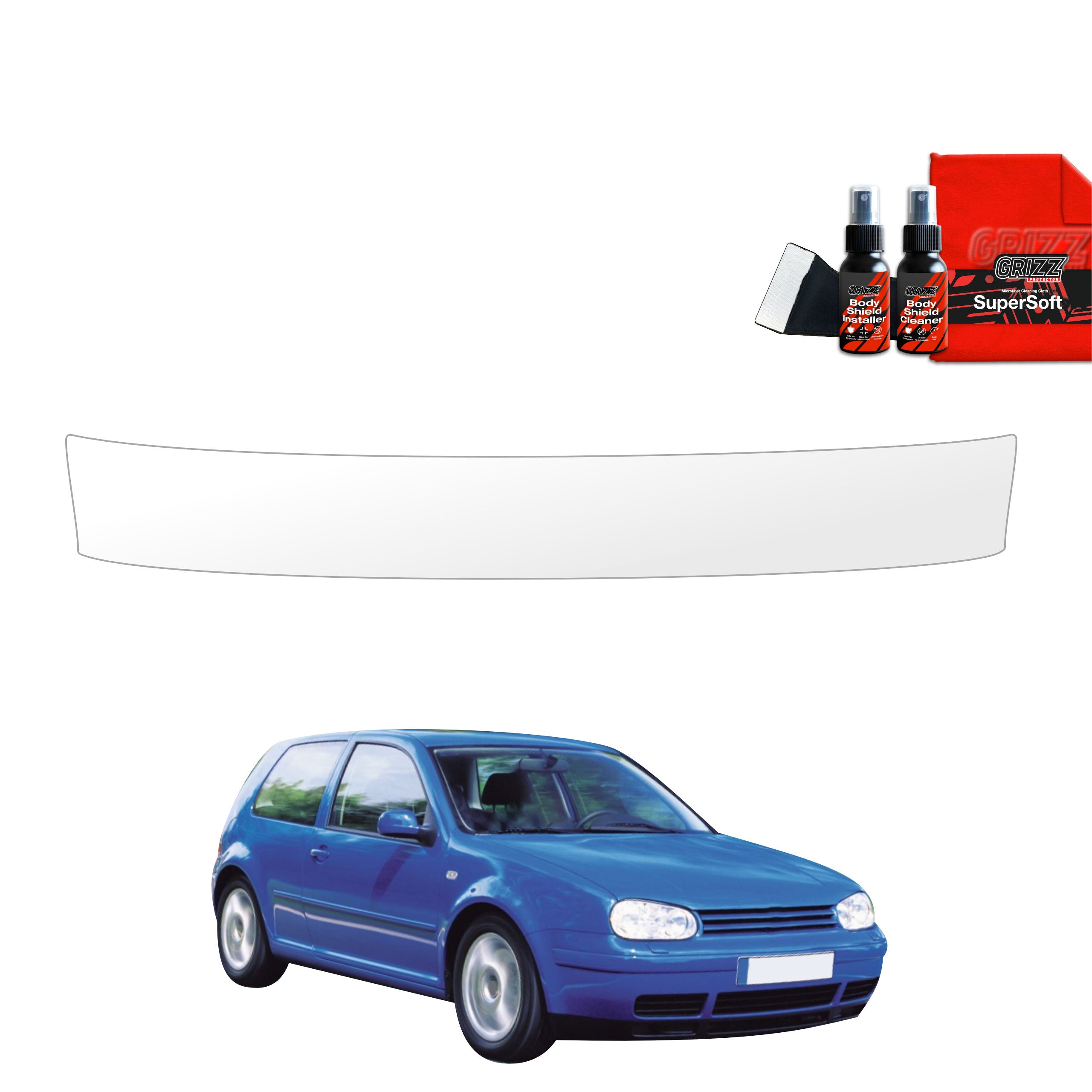 Folie de protecție pentru pragul portbagajului - Volkswagen Golf 4 Hatchback 3D (1997-2003)