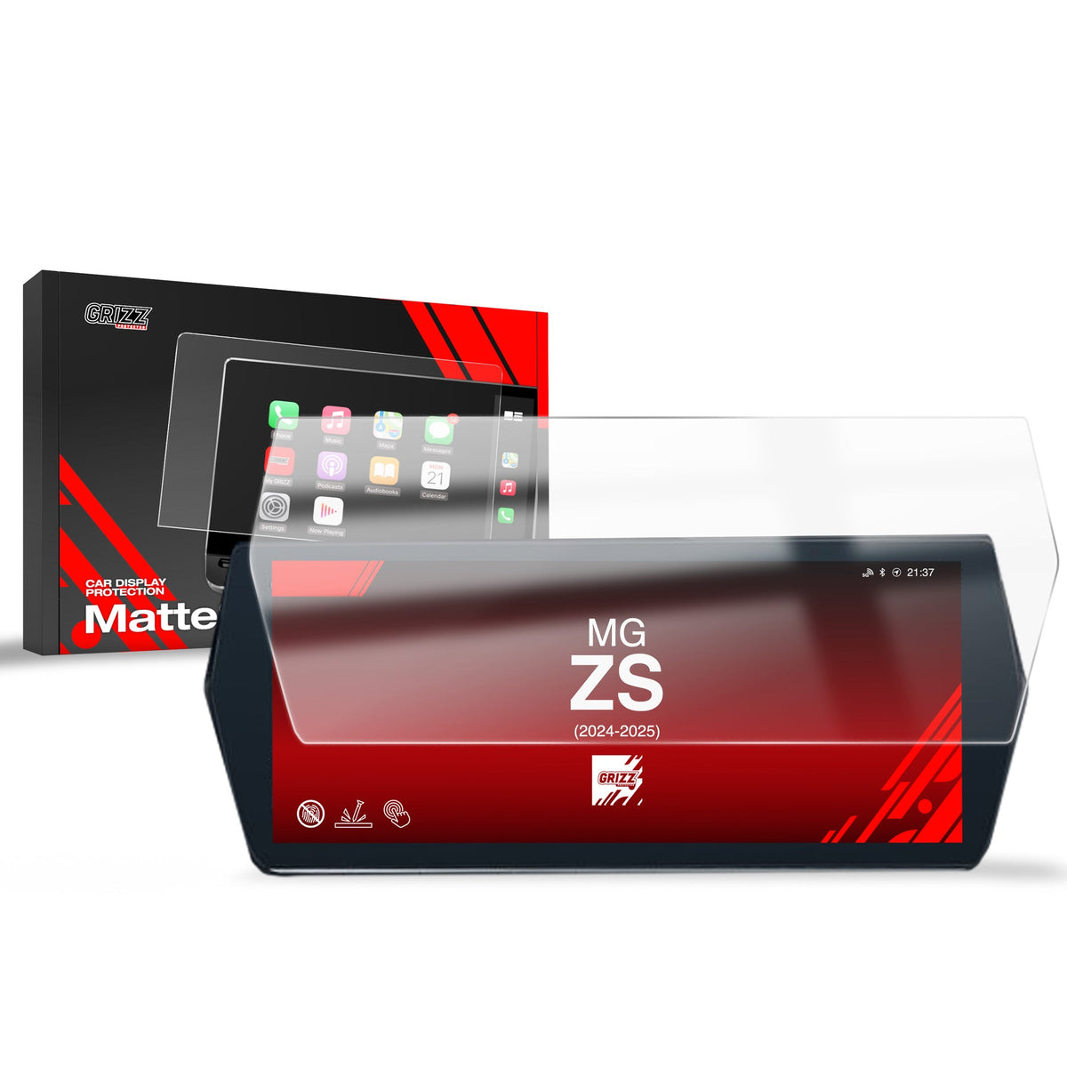 Folie de protecție pentru ecran MG ZS 12,3" (2024-2025) Anti-amprentă, Mată
