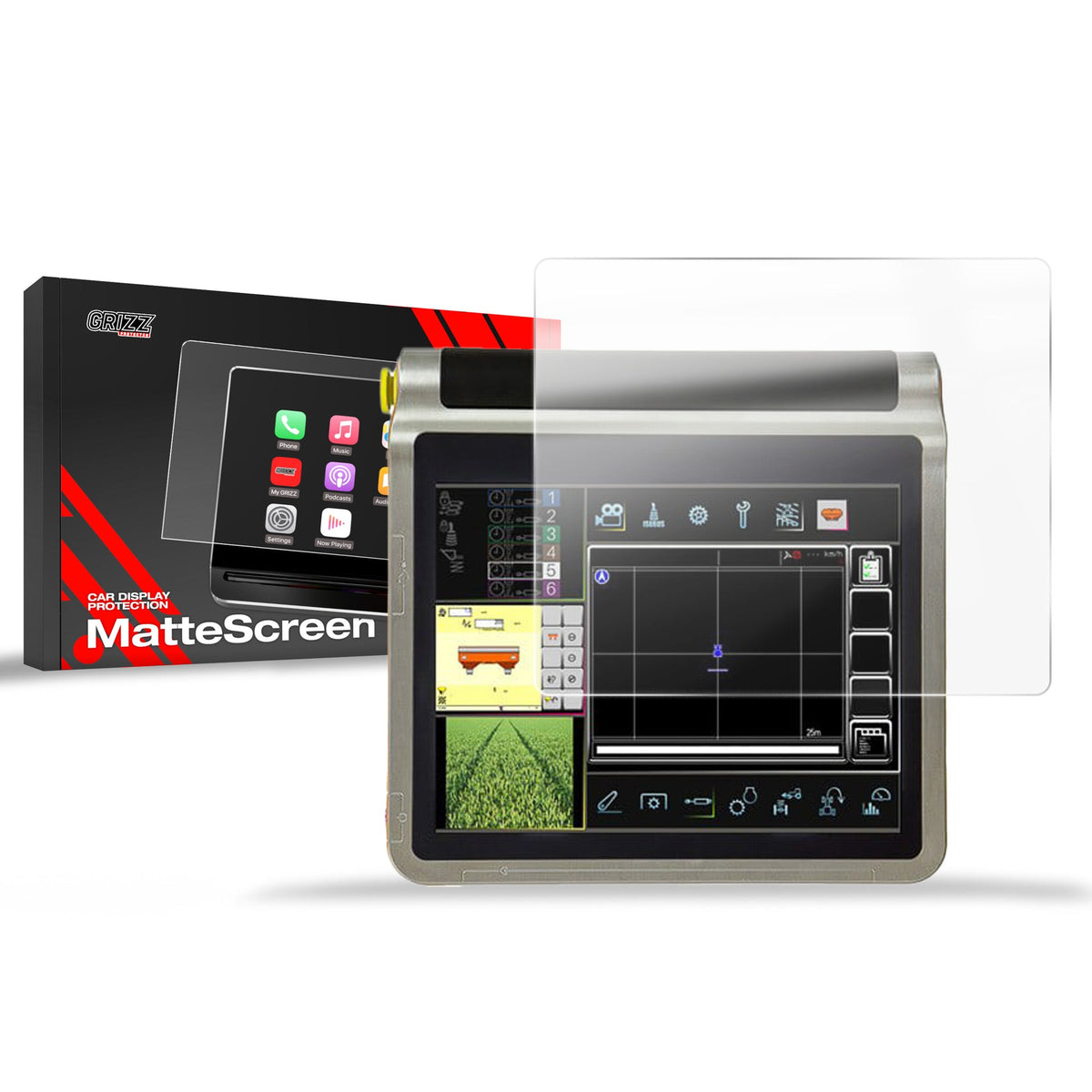 Folie de protecție pentru ecran Kubota K-Monitor Pro Anti-Amprentă, Mată