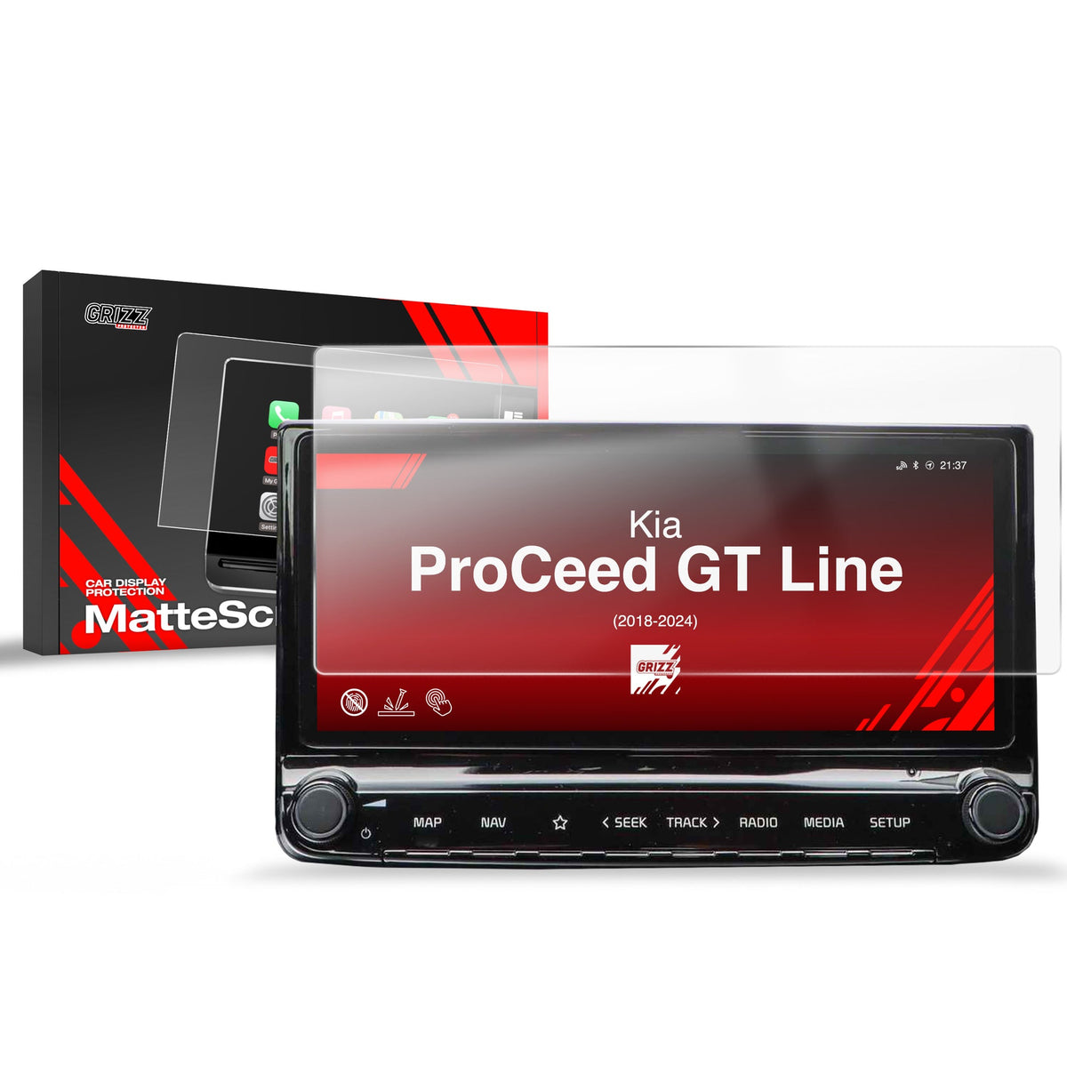Folie de protecție pentru ecran pentru Kia Proceed GT Line (2018-2024) Anti-Amprentă, Mată