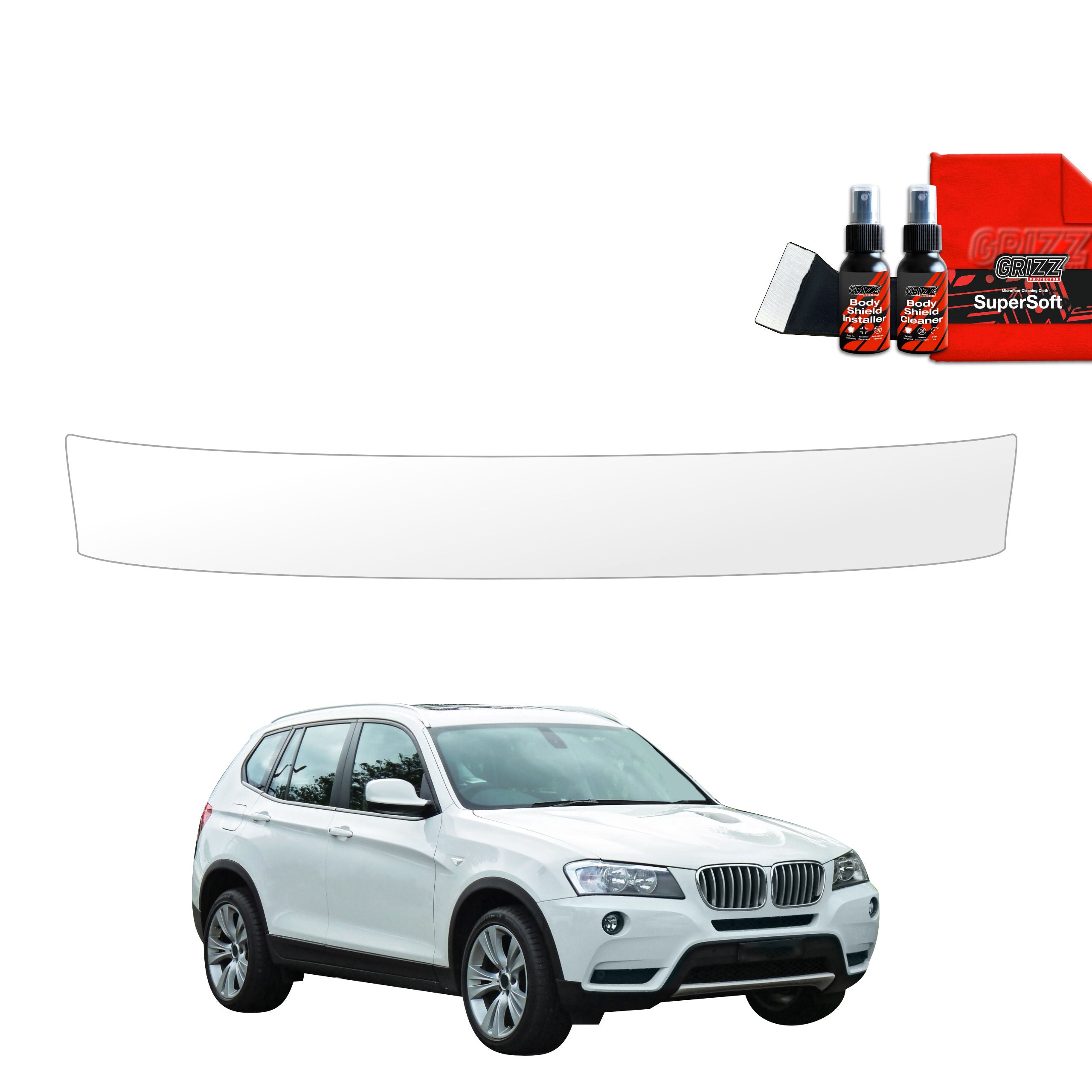 Folie de protecție pentru marginea portbagajului - BMW X3 F25 (2010-2014)