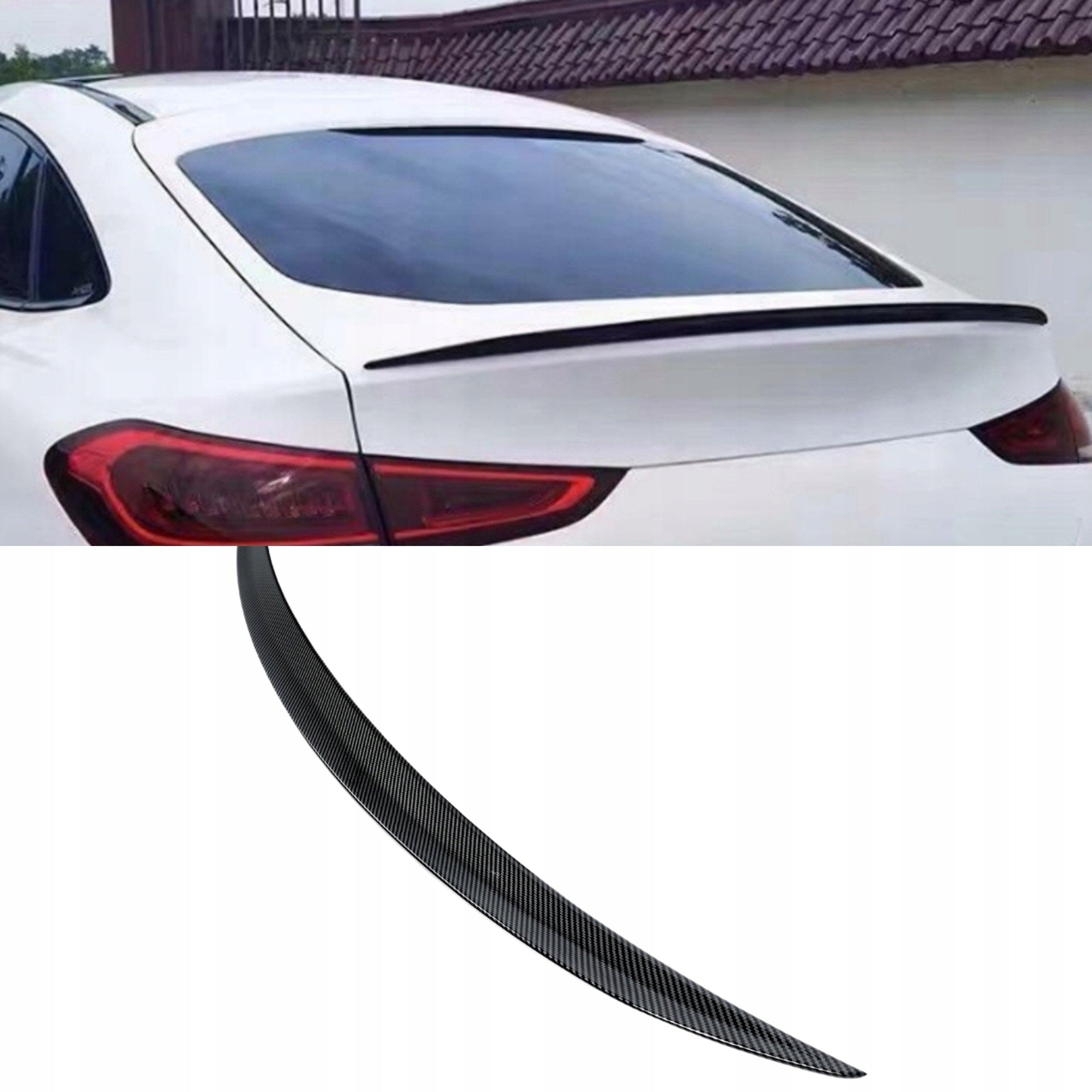 SPOILER ELERONADAUGARE CLAPETĂ BARĂ DE PROTECȚIE MERCEDES GLE C167 CARBON