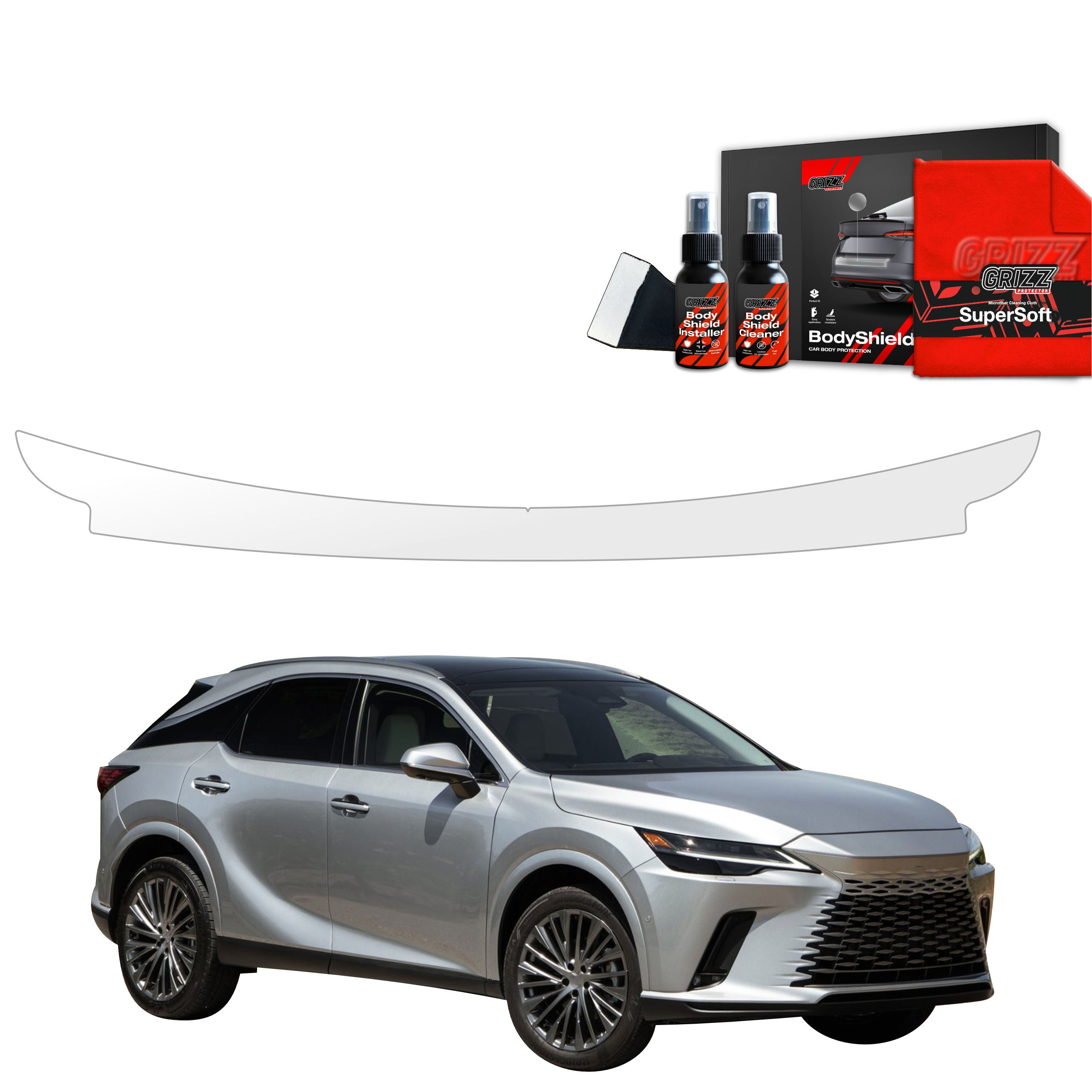 Folie de protecție pentru marginea portbagajului - Lexus RX 350h (2022-2025)