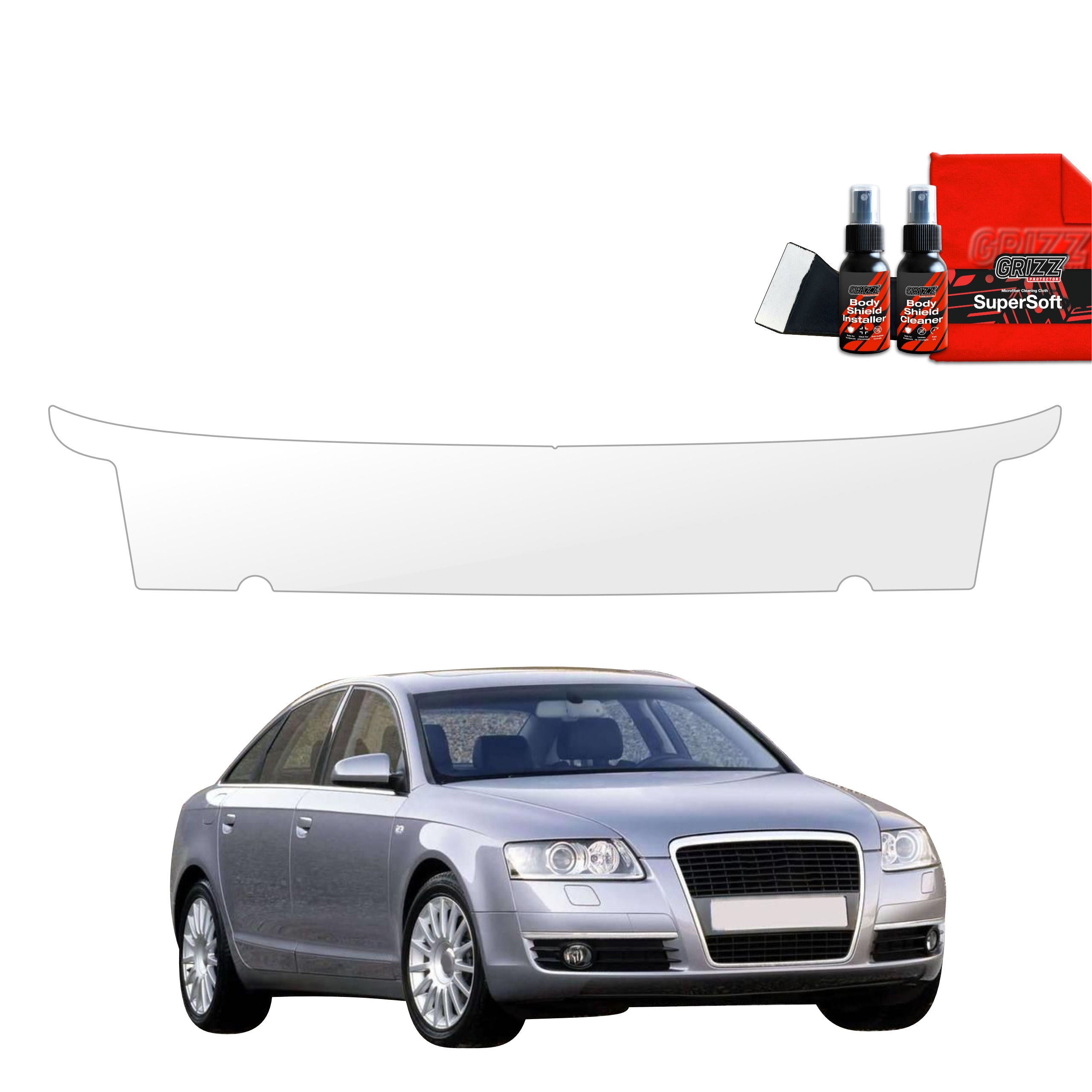 Folie de protecție pentru marginea portbagajului - Audi A6 C6 Sedan 4D (2004-2008)