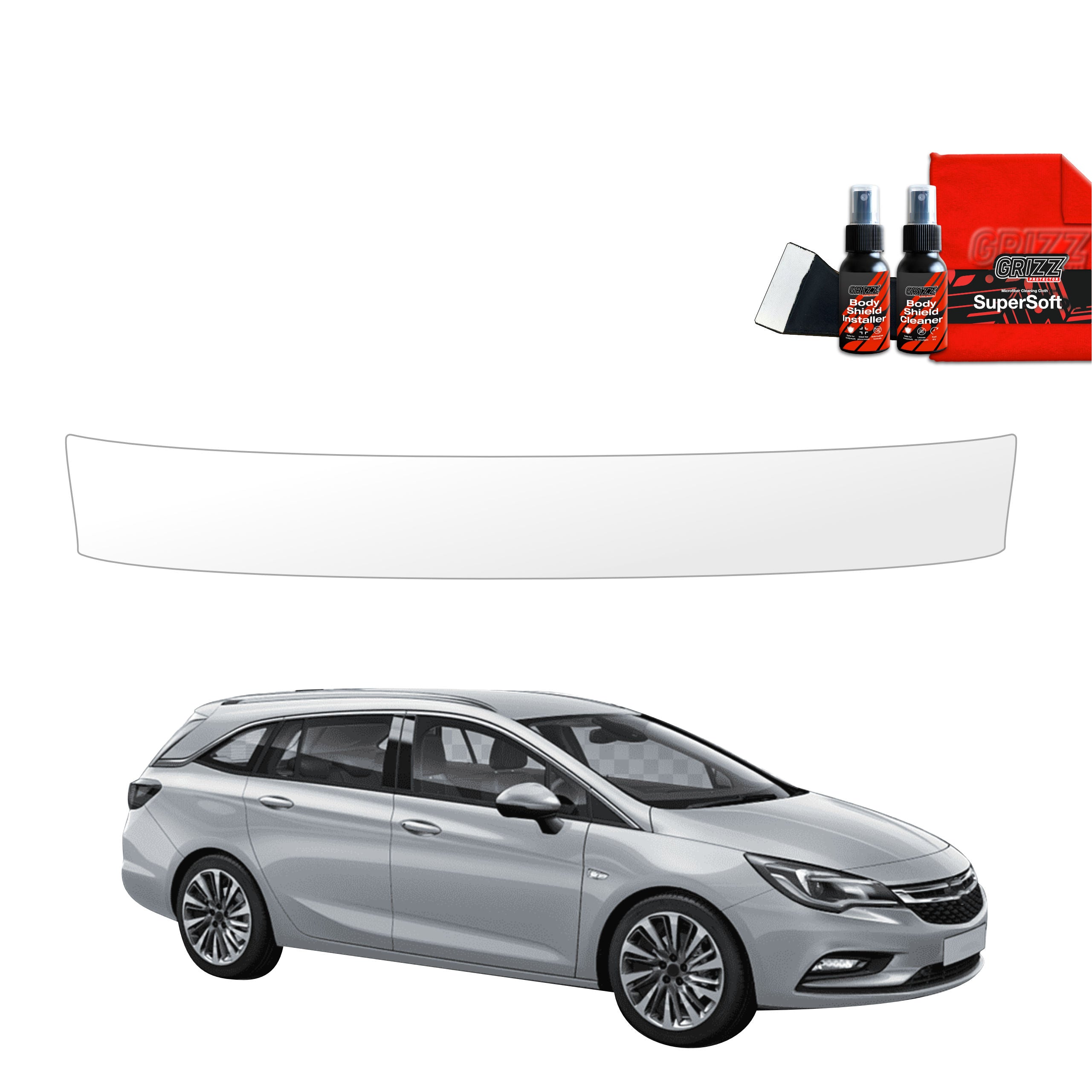 Folie de protecție pentru marginea portbagajului - Opel Astra J Kombi 5D (2012-2015)