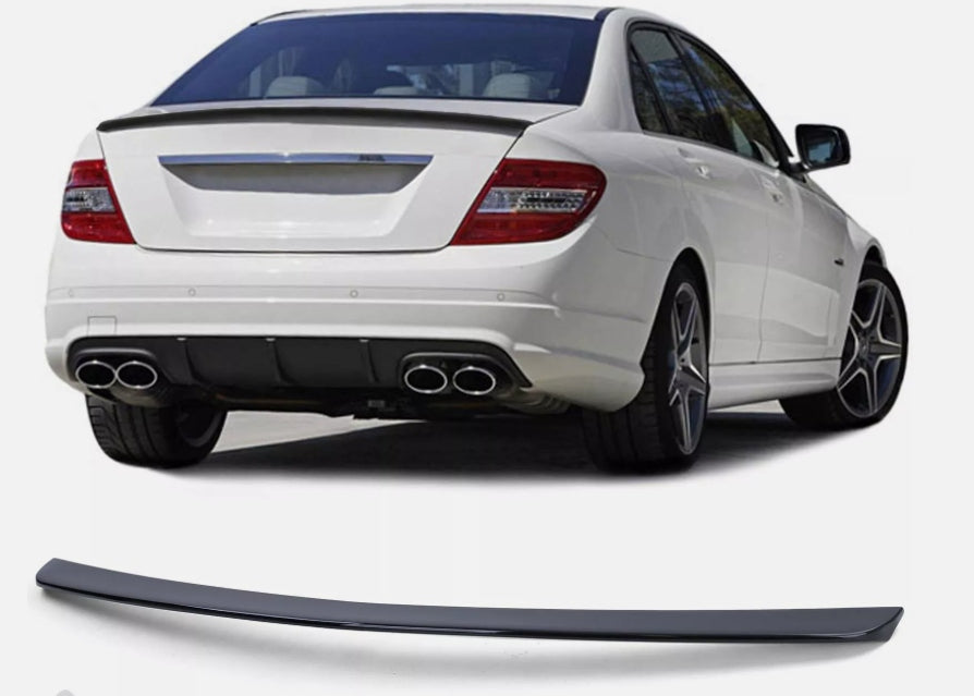SPOILER ELERON MERCEDES C CLASS SEDAN W204 NEGRU LUCIOS