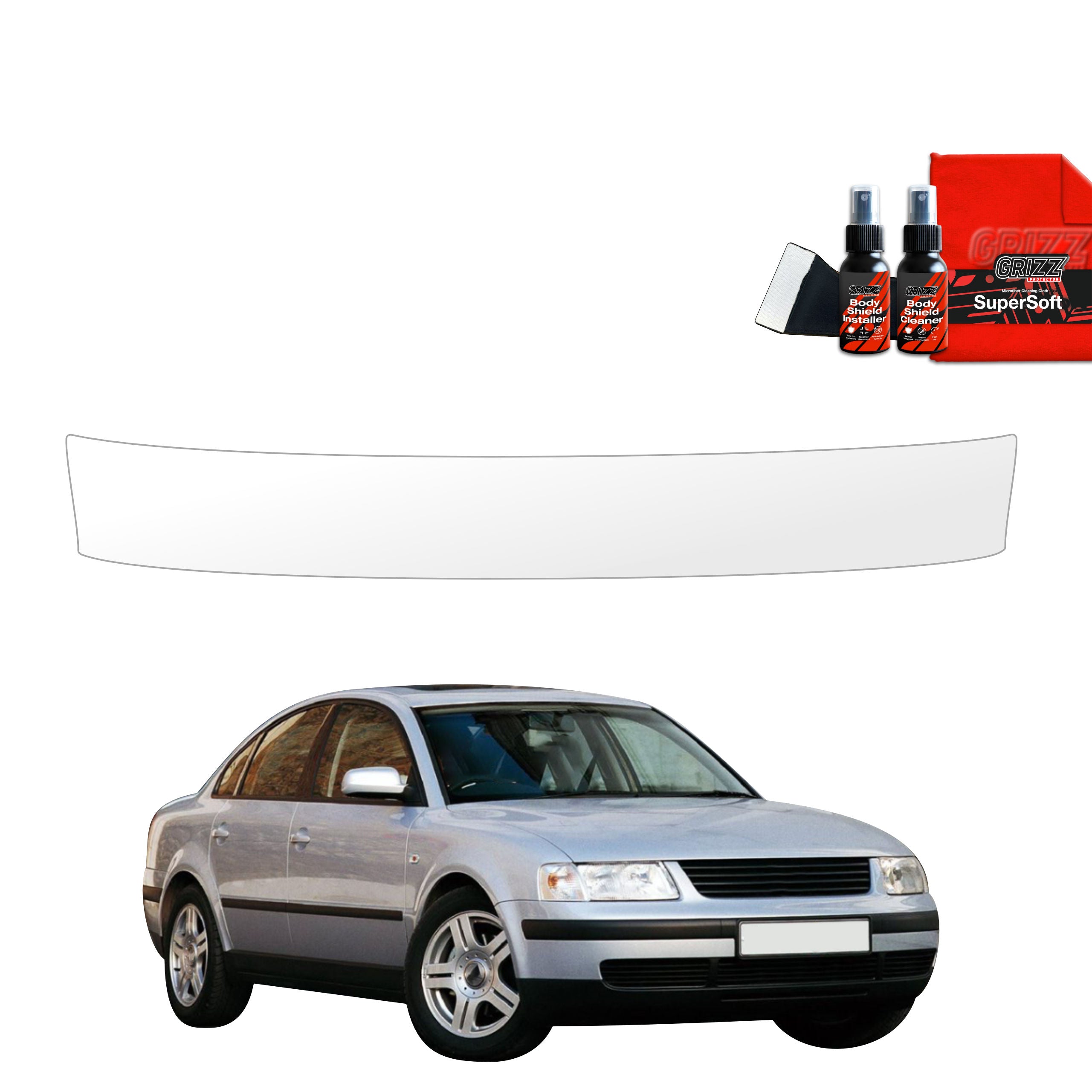 Folie de protecție pentru pragul portbagajului - Volkswagen Passat B5 Sedan (1996-2000)