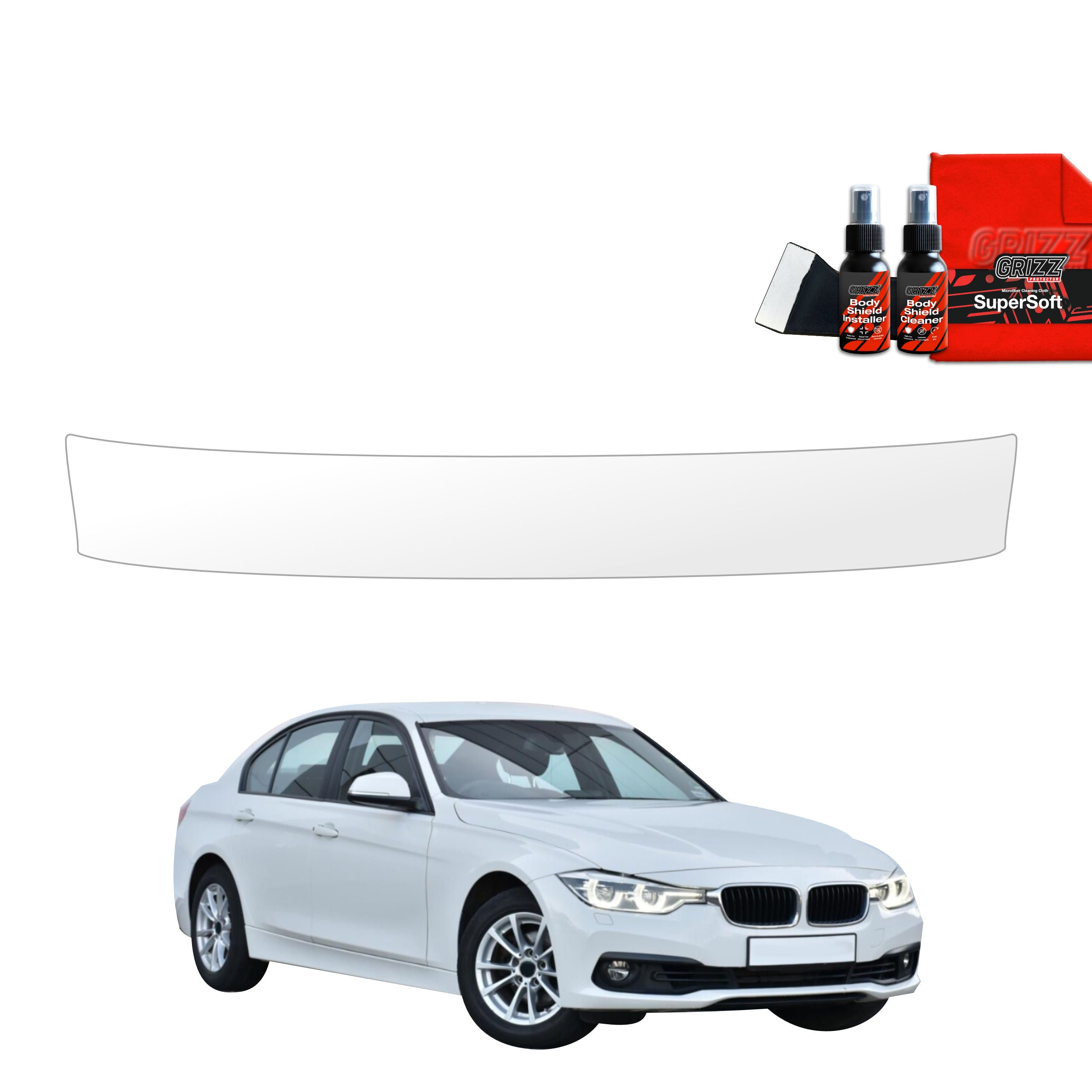Folie de protecție pentru marginea portbagajului - BMW 3 F30 Sedan LCI (2015-2018)