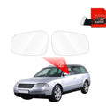 Folie de protecție împotriva ploii pentru oglinzile exterioare - Volkswagen Passat B5 Variant Facelifting (2000-2006)