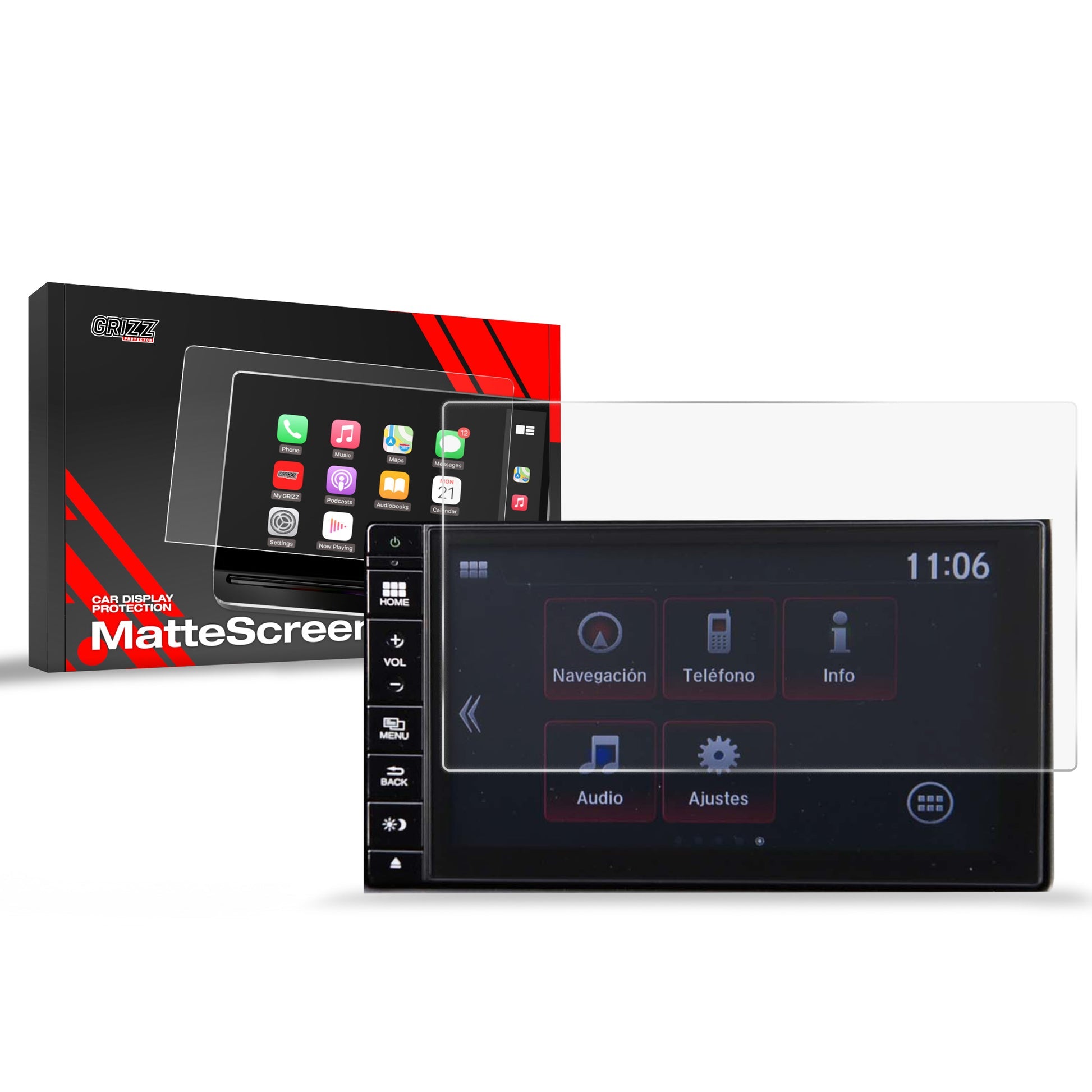 Folie de protecție pentru ecran Honda Civic IX Type R 7" (2011-2016) Anti-Amprentă, Mată