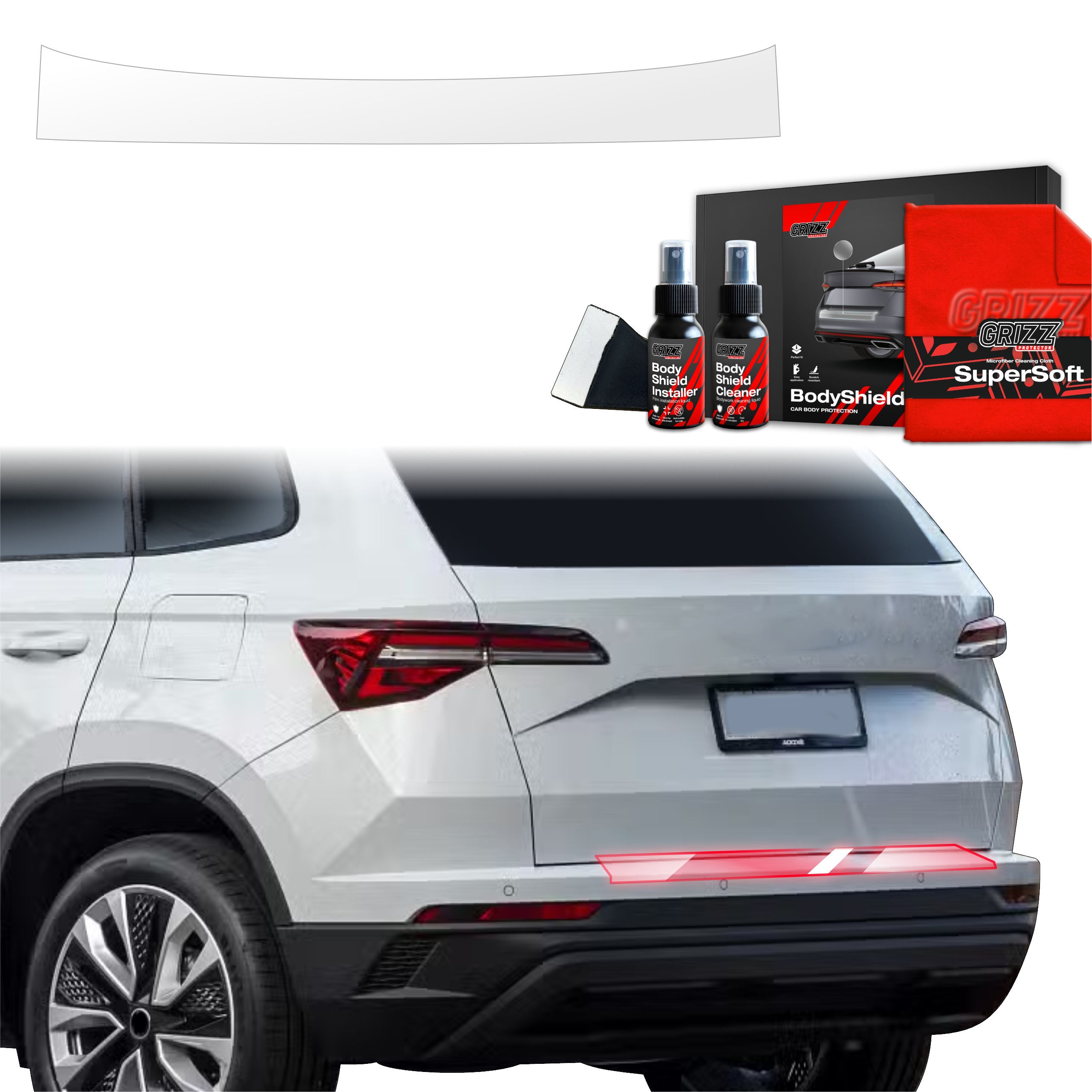 Folie de protecție pentru marginea portbagajului - Skoda Karoq (2022-2025)