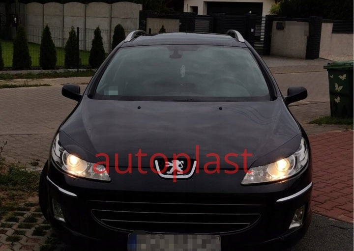 Pleoape faruri Peugeot 407 plastic ABS TFB TUNING