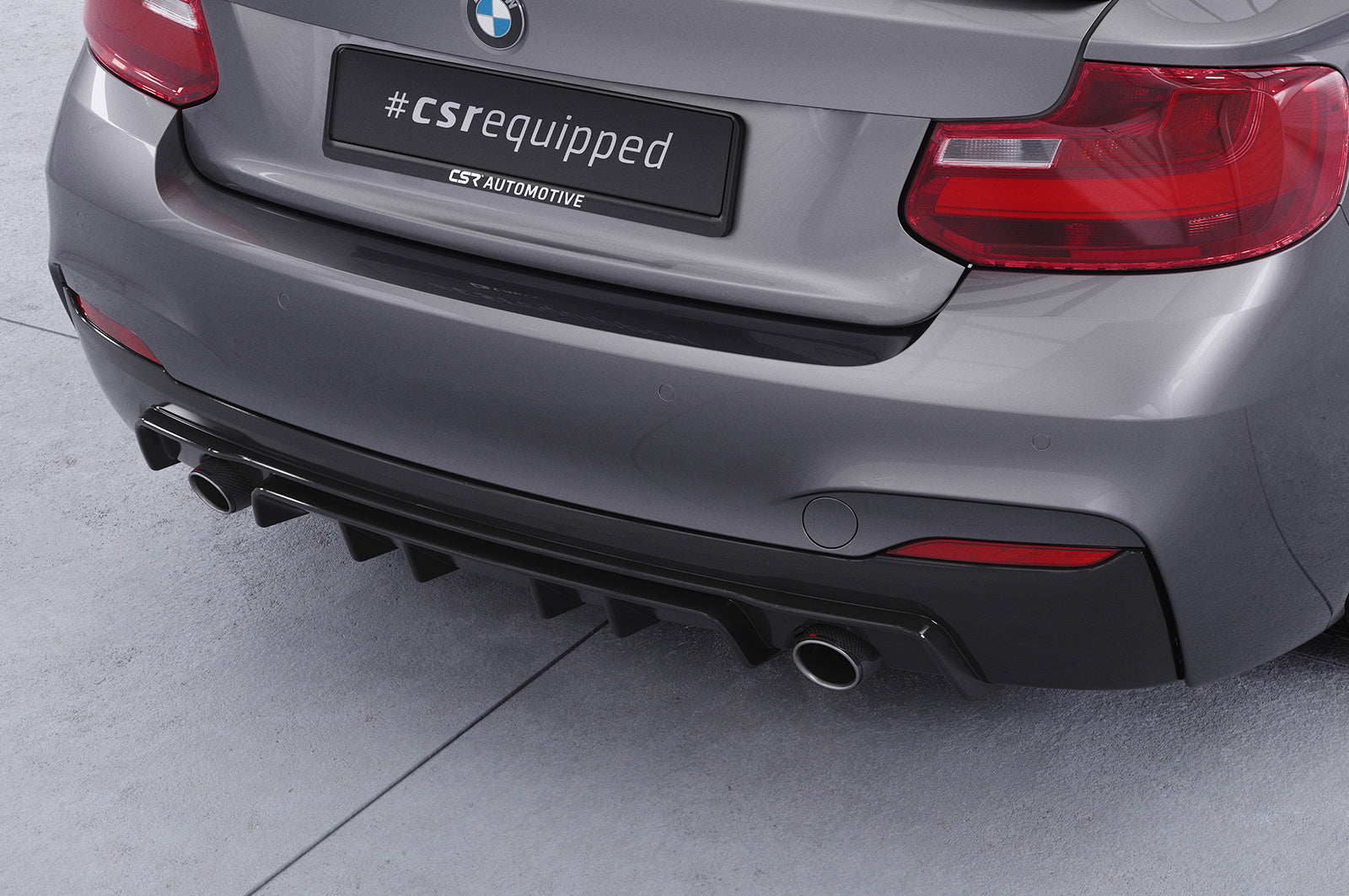 Difuzor Șorț spate cu ABE pentru BMW Seria 2 F22 / F23 Pachet M HA308