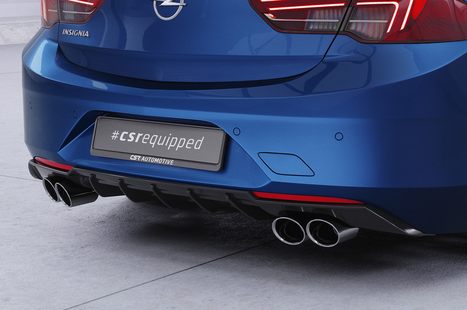 Difuzor Șorț spate cu ABE pentru Opel Insignia B Grandsport HA282