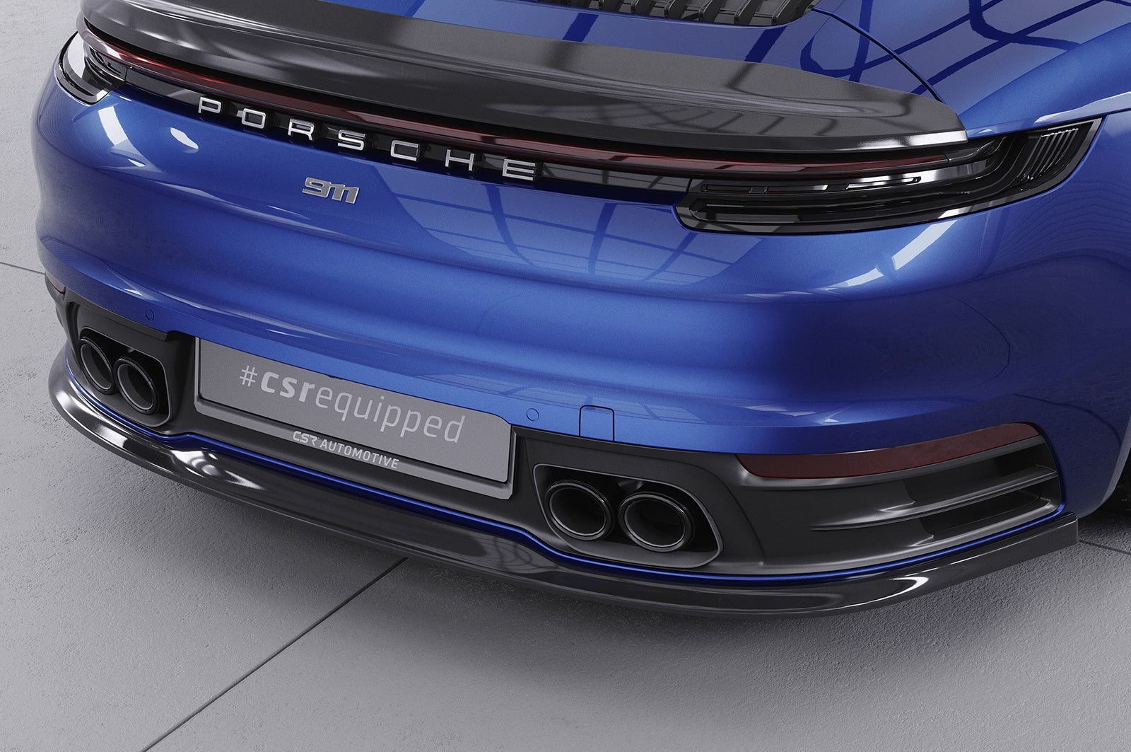 Difuzor Șorț spate cu ABE pentru Porsche 911/992 HA257