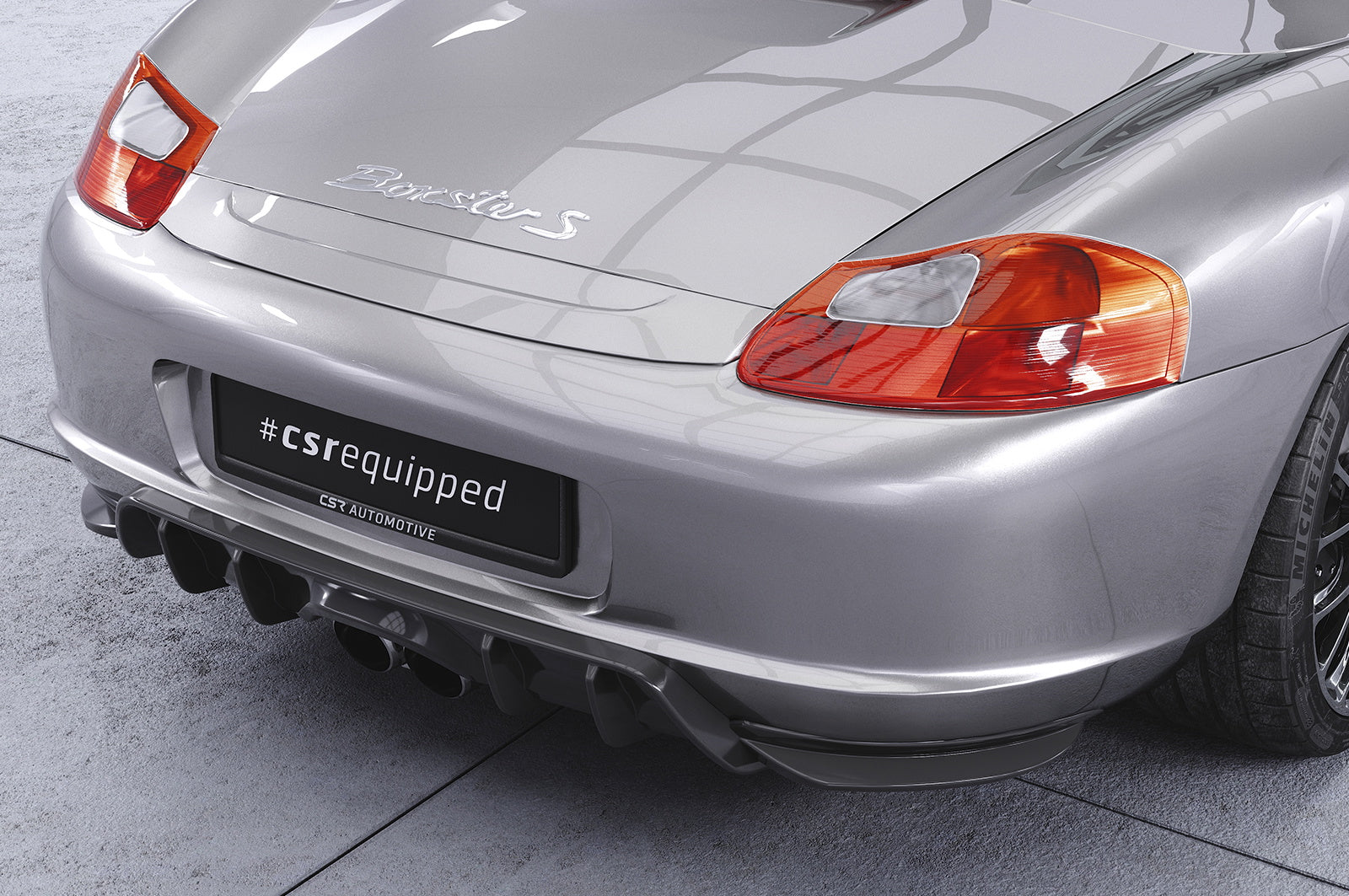 Difuzor Șorț spate cu ABE pentru Porsche Boxster 986 HA420